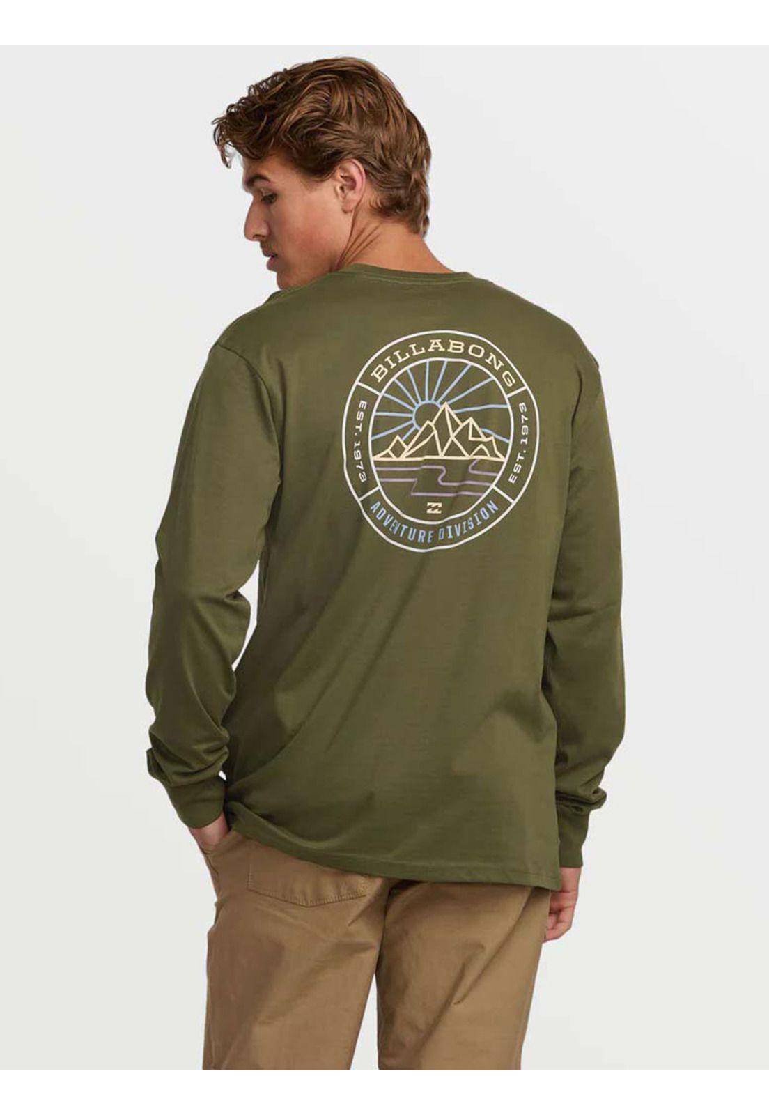 Polera Manga Larga Rockies A/Div Verde Billabong-1