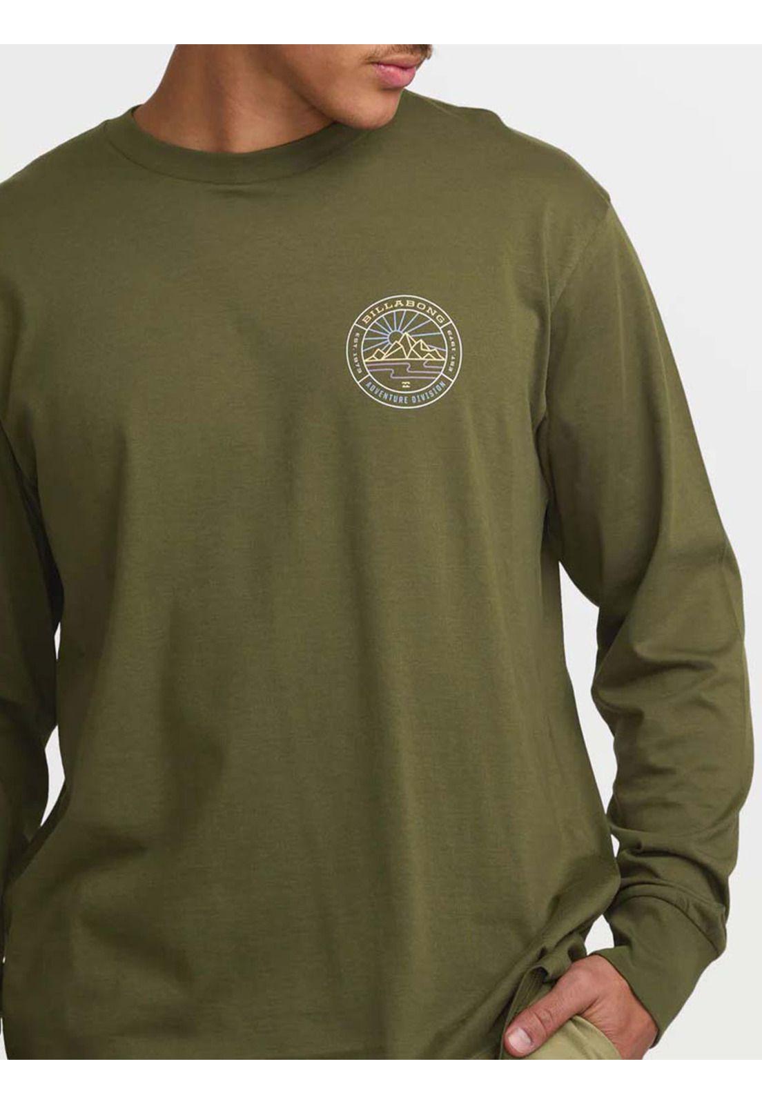 Polera Manga Larga Rockies A/Div Verde Billabong-4