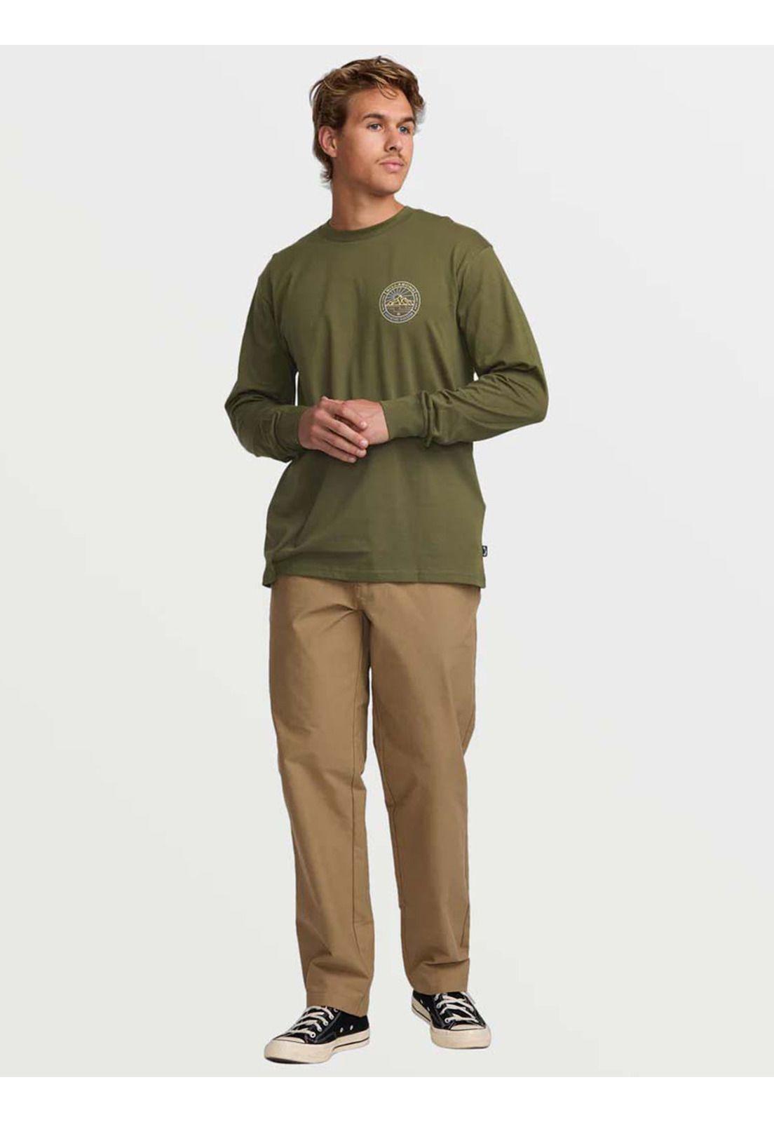 Polera Manga Larga Rockies A/Div Verde Billabong-5