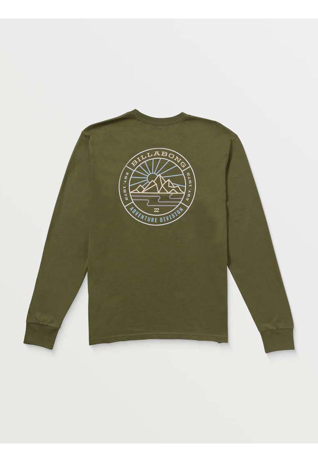 Polera Manga Larga Rockies A/Div Verde Billabong-7
