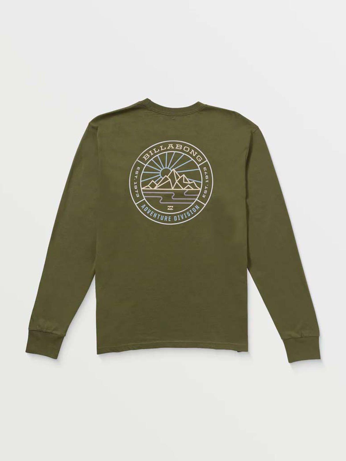 Polera Manga Larga Rockies A/Div Verde Billabong-7