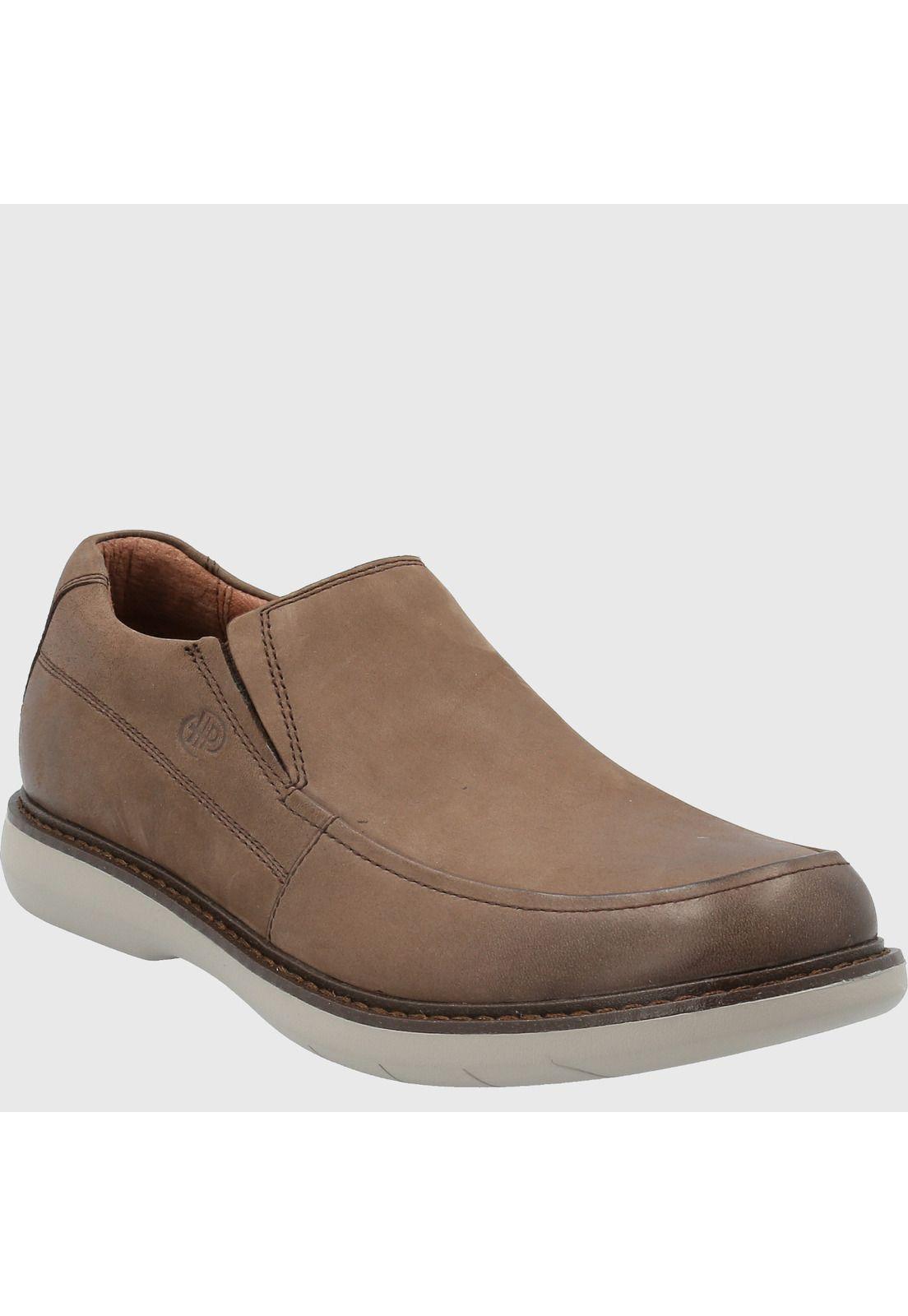 Zapato Cuero Hombre Oregon Taupe-0