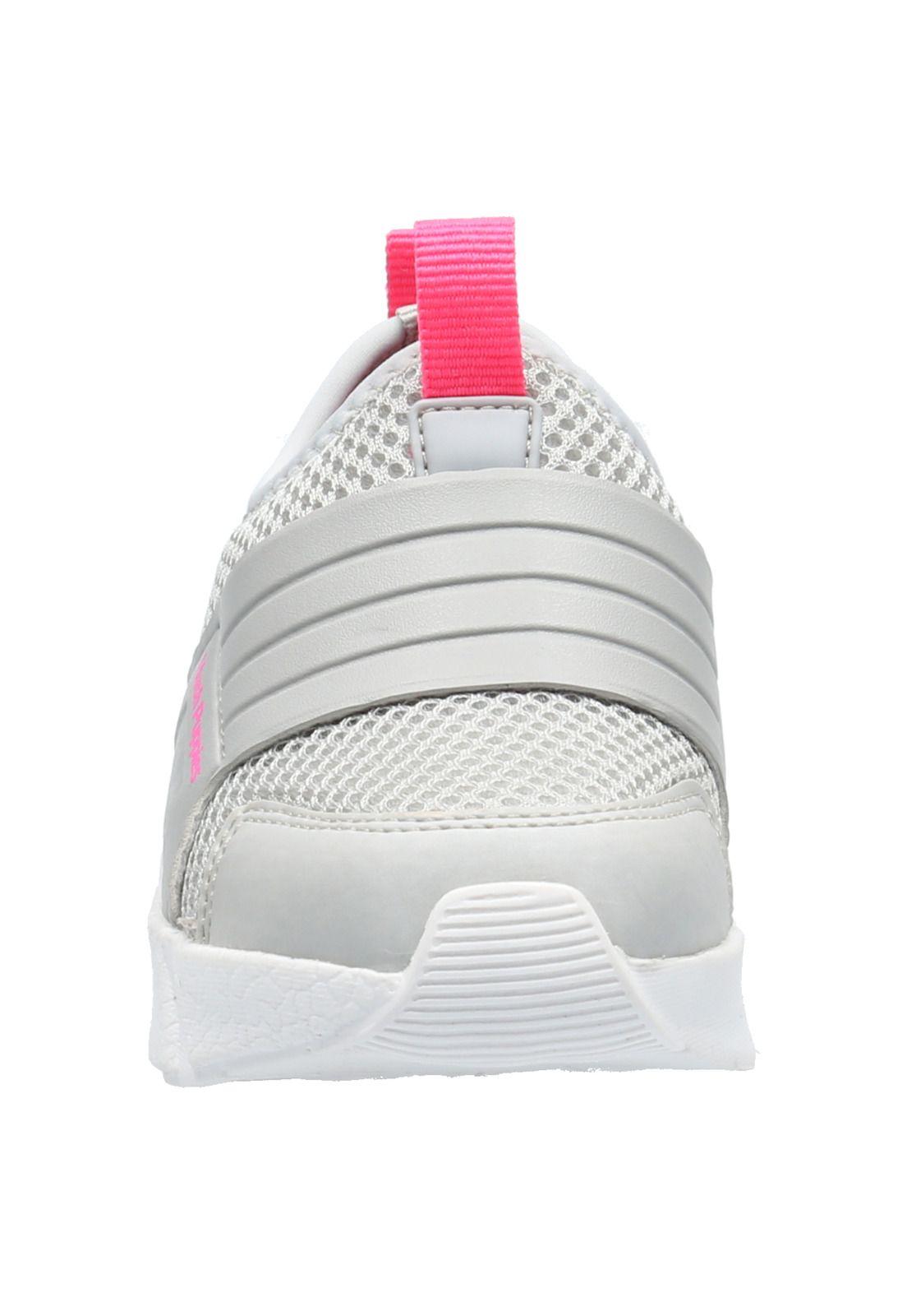 Zapatilla Con Luces Light Flex Gris Claro-3