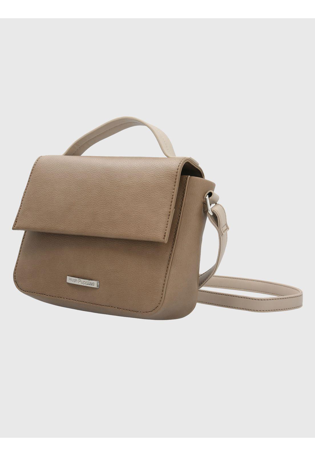 Cartera Ecocuero Café Brighty Cross Mujer-1