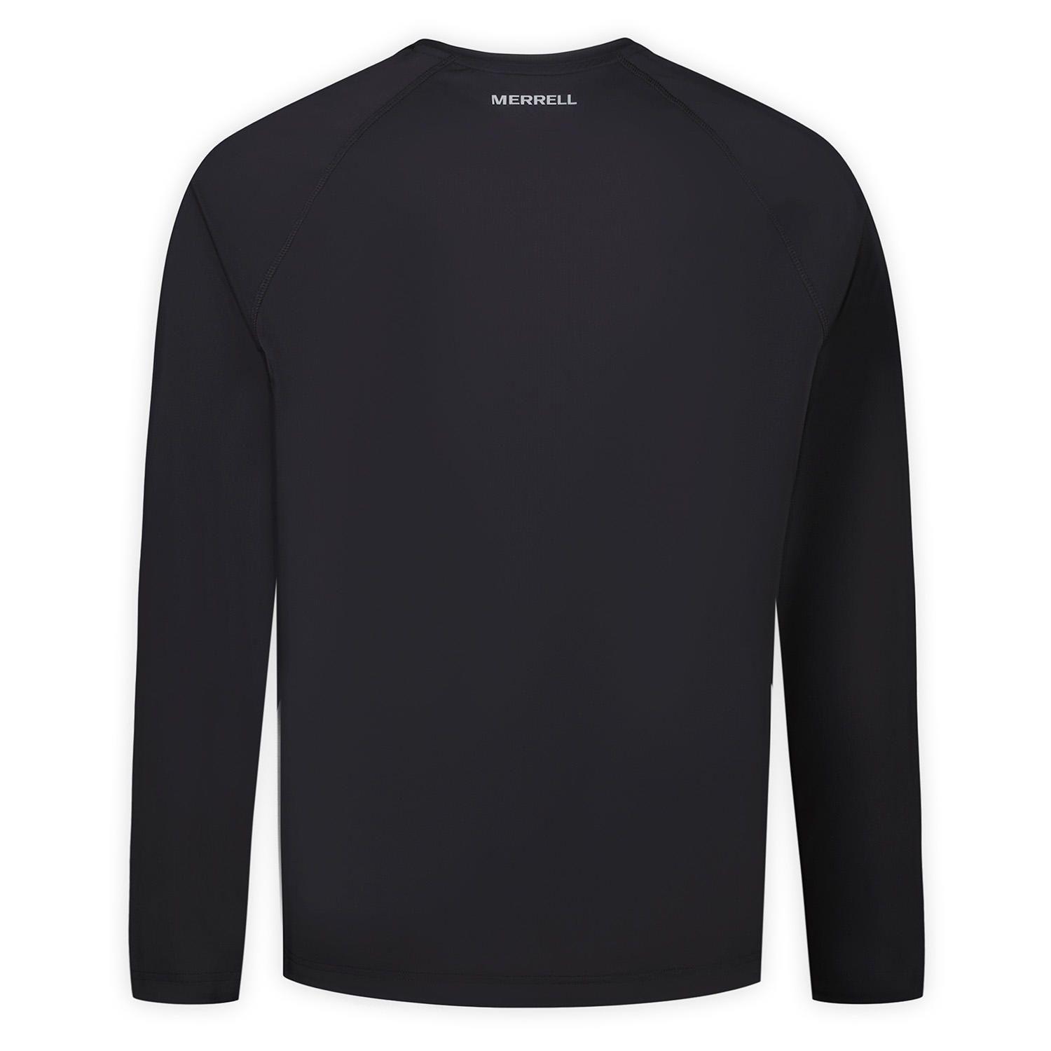Polera ML Hombre Rowan Ls Raglan Running Negro-7