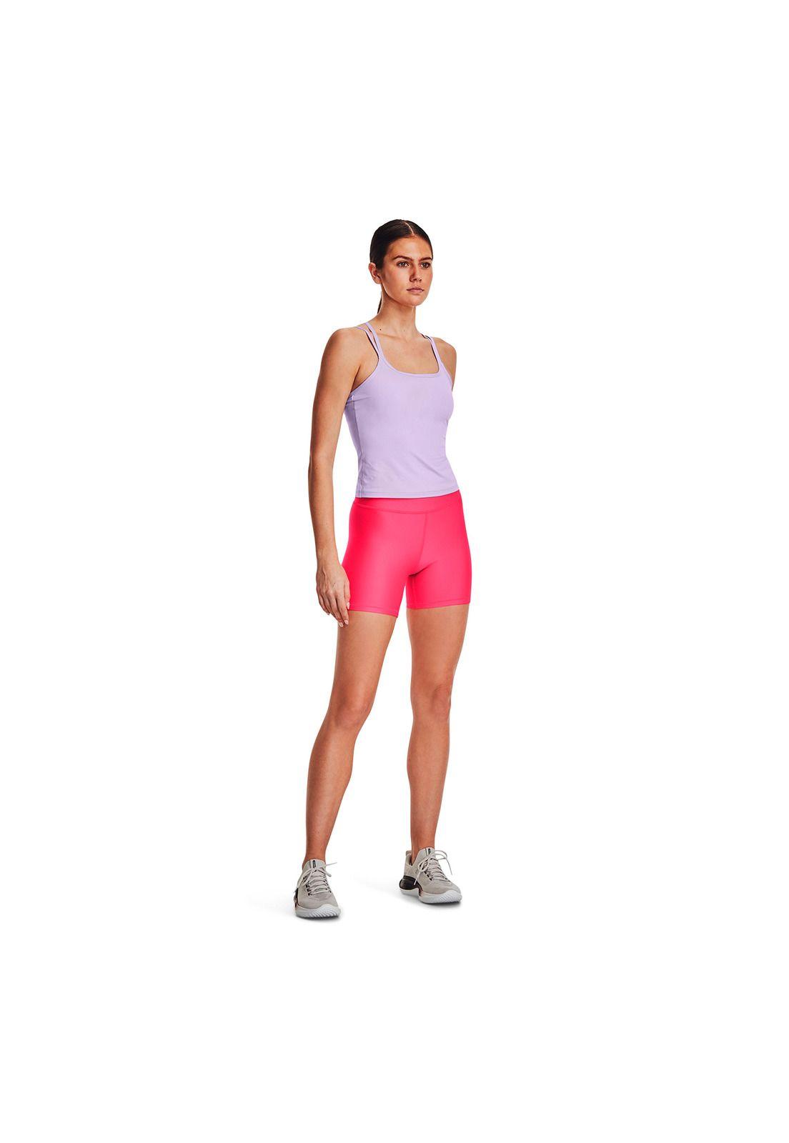Short Training Mid Rise Fucsia Mujer-3