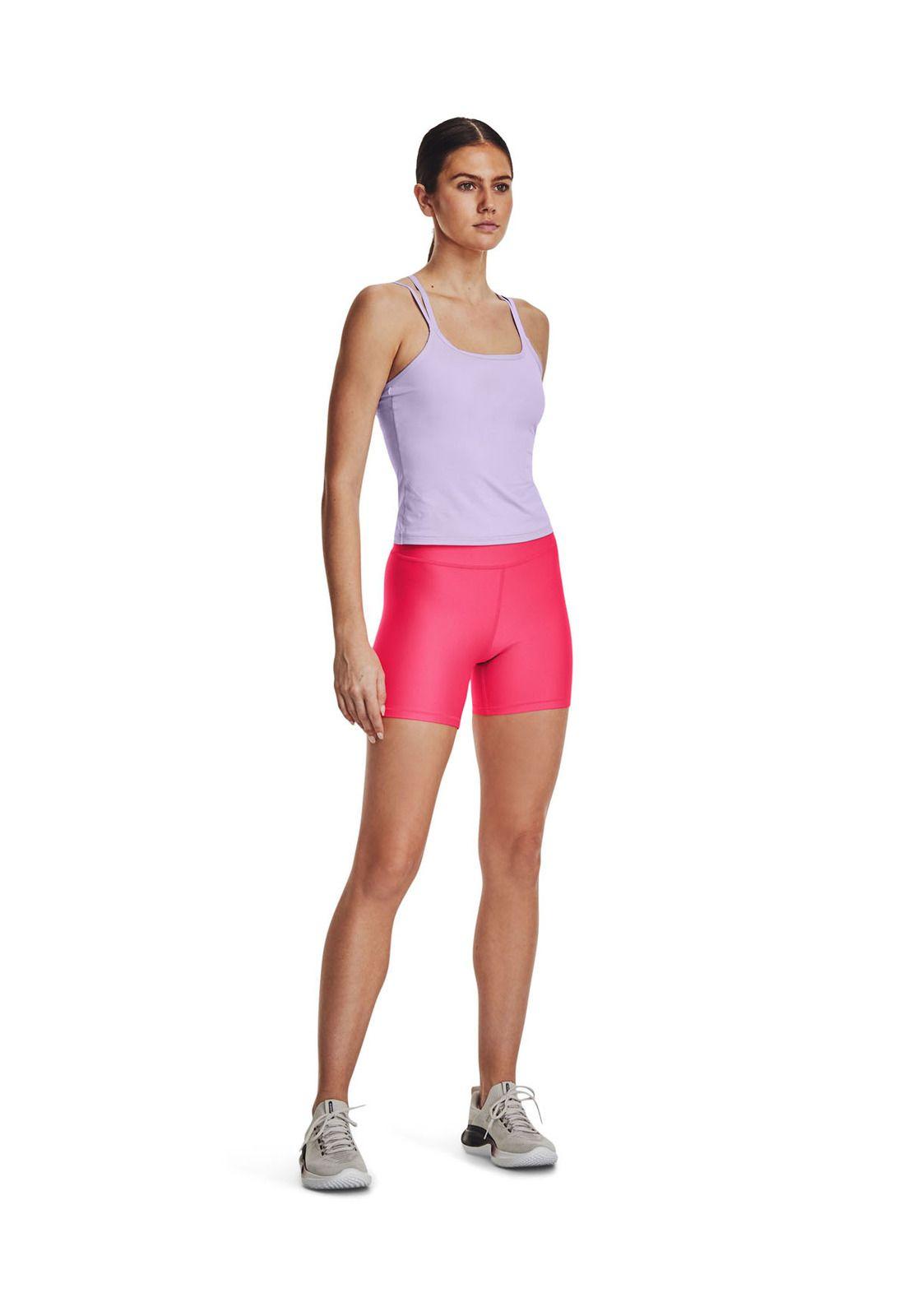 Short Training Mid Rise Fucsia Mujer-5