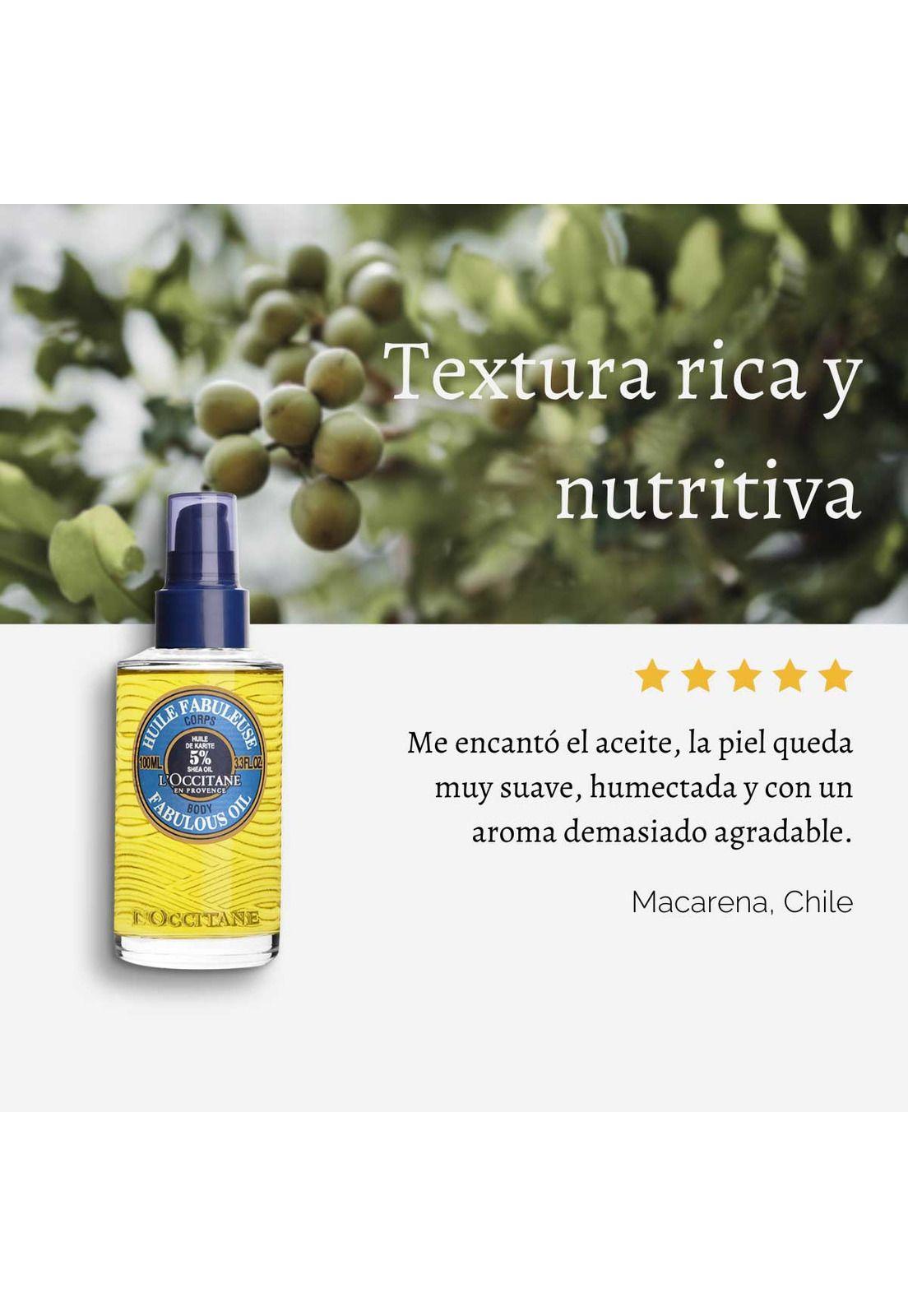 Aceite de Cuerpo Fabuloso Karité 100 ml L'Occitane-2