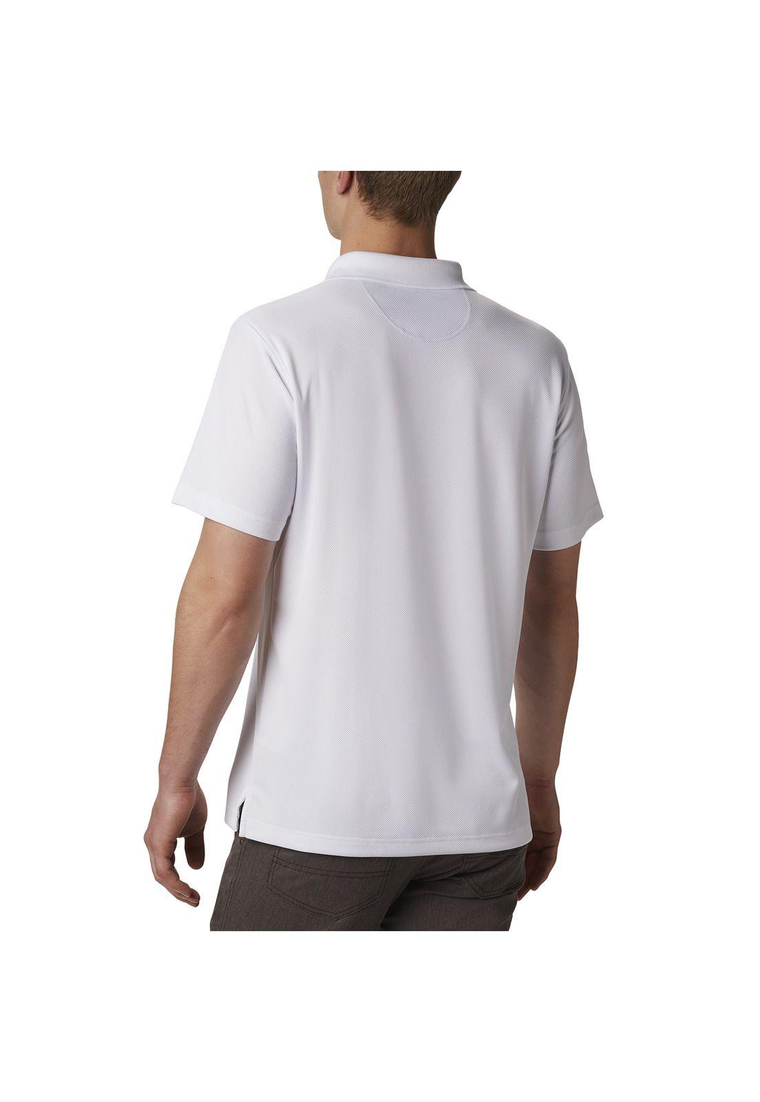 Polera Manga Corta Hombre Polo Utilizer Blanco-1