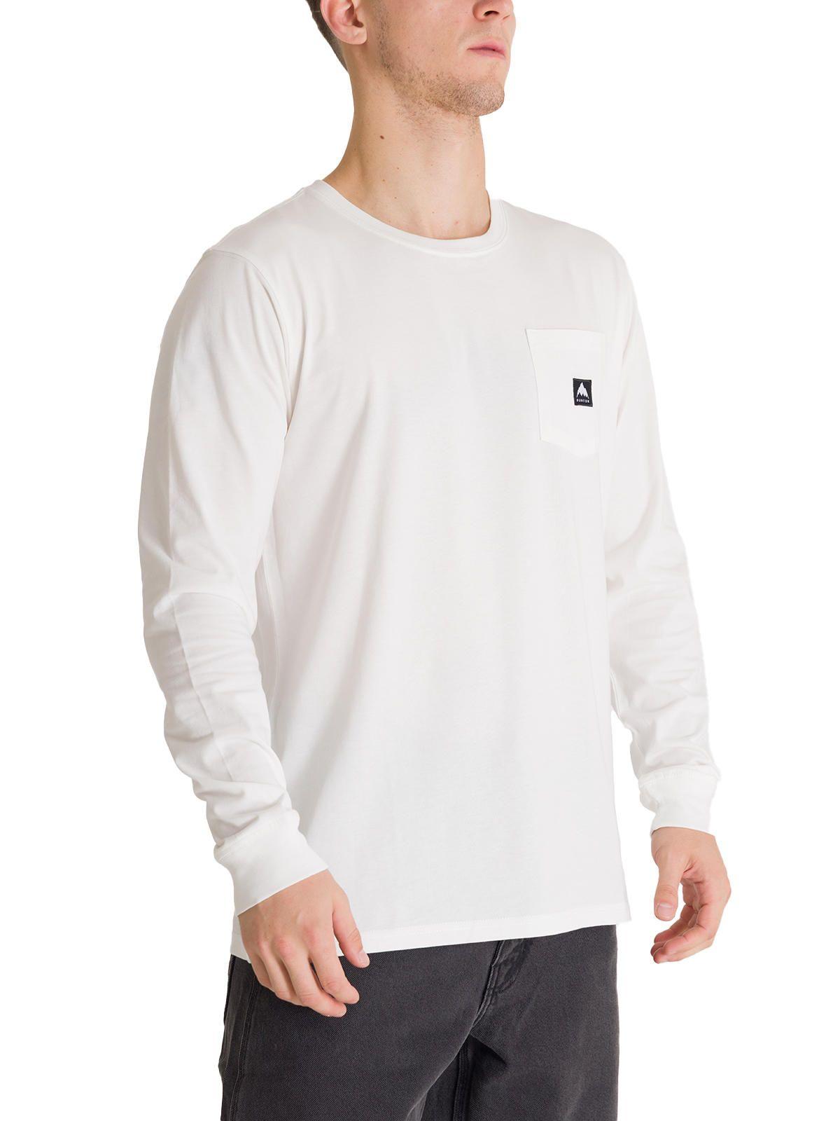 Polera Manga Larga Hombre Colfax Blanca Burton-1