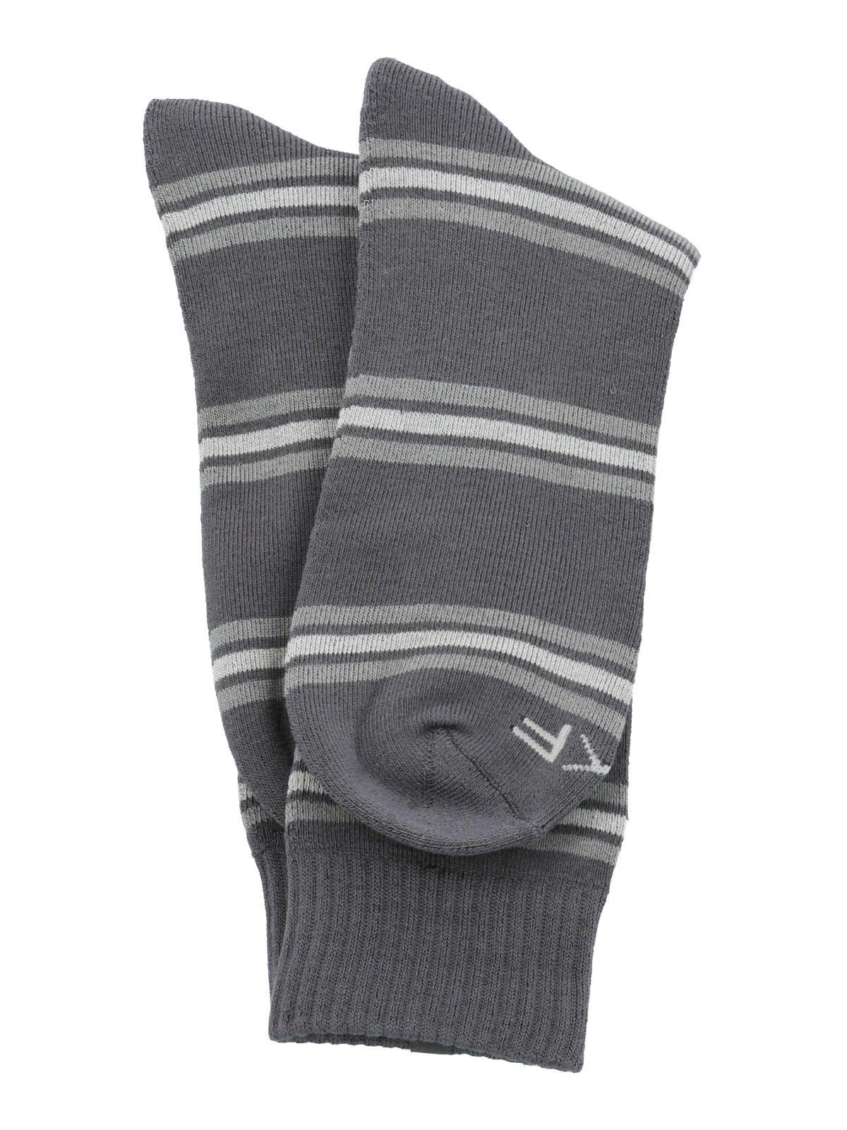 Calcetín Bambú Hombre Heavy Line Gris-2