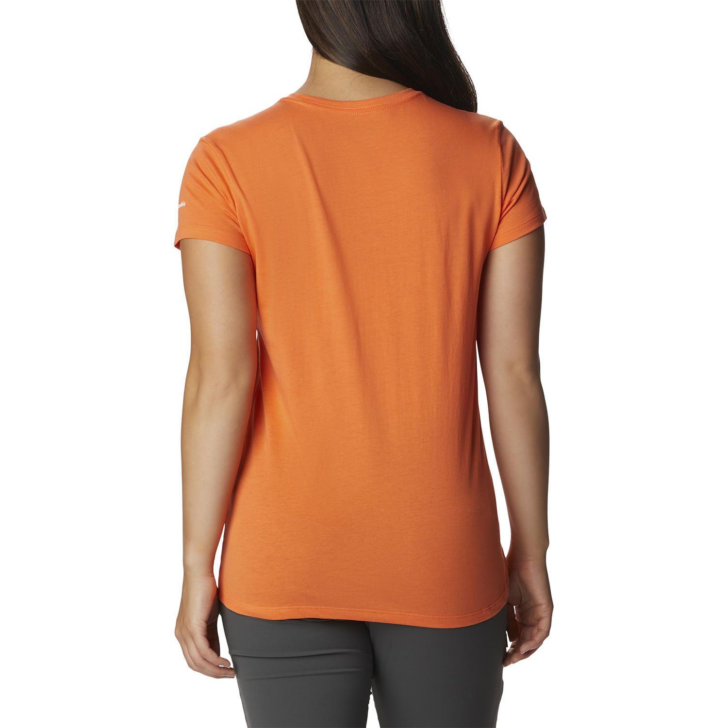 Polera M/C Trek Ss Graphic Tee Naranja Mujer-3