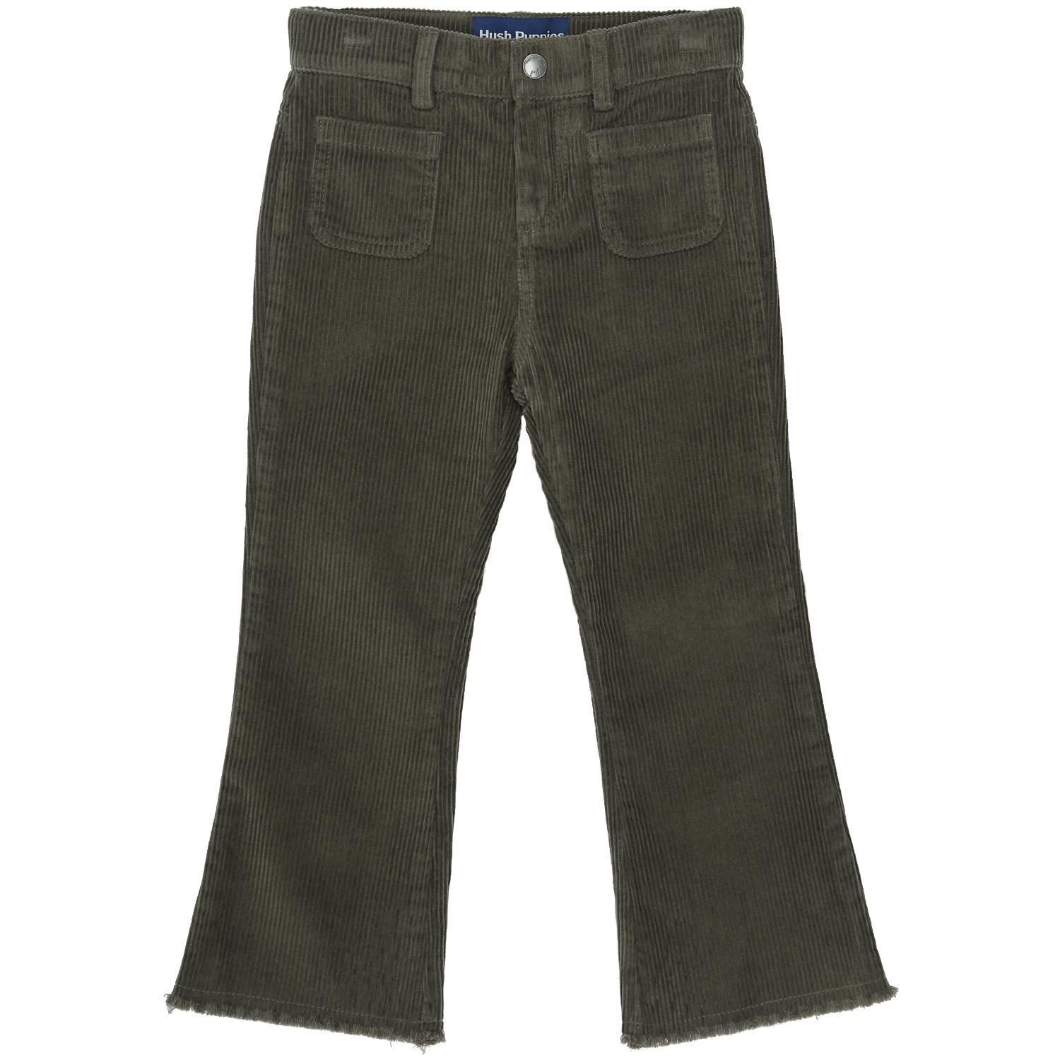 Pantalón Niña Cotele Verde-0