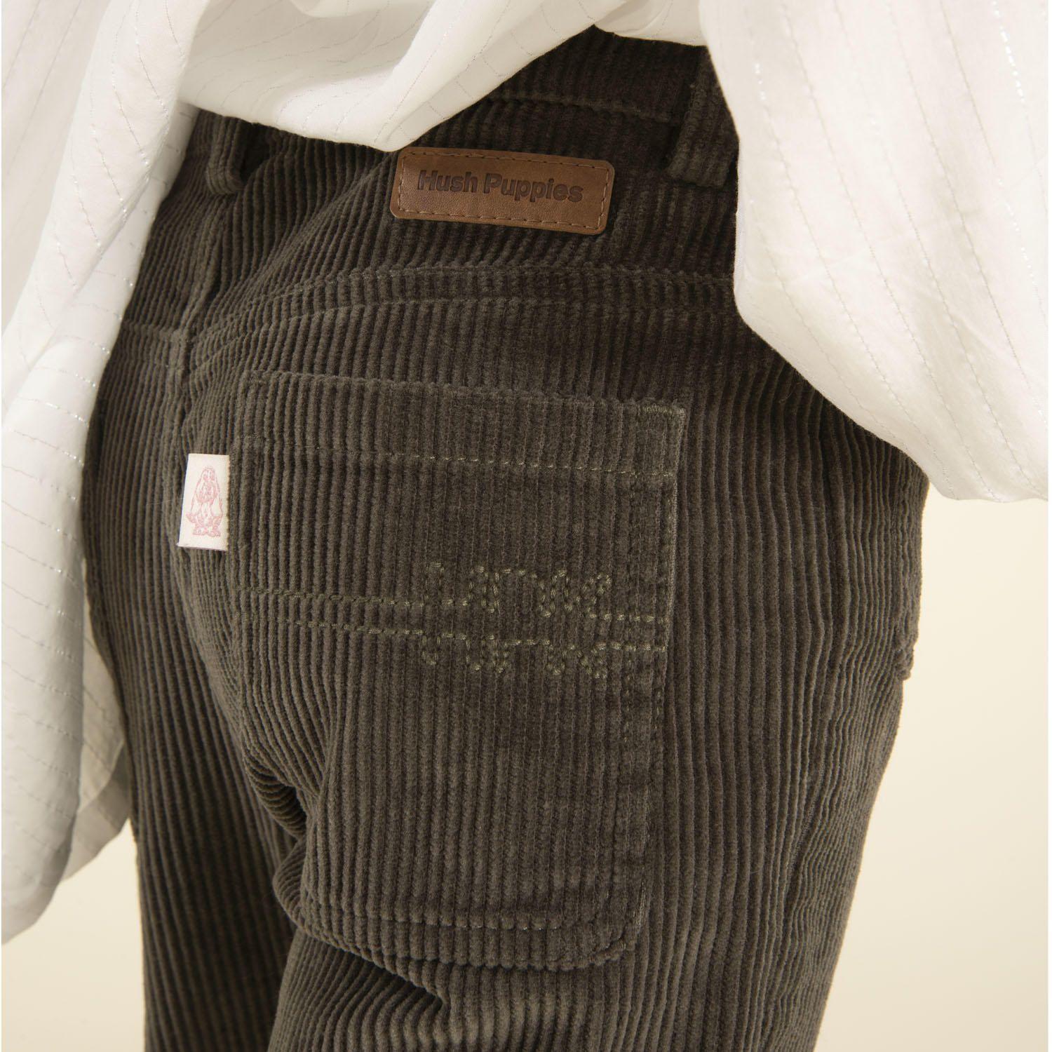 Pantalón Niña Cotele Verde-2