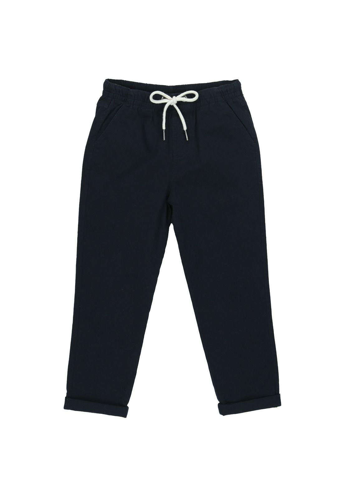 Pantalón Niño Relax Azul-0