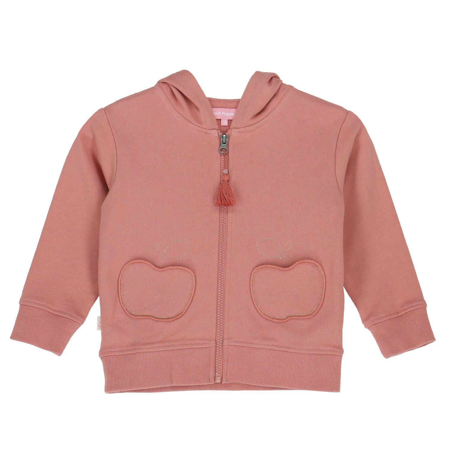 Polerón Niña Manzana Rosado-0