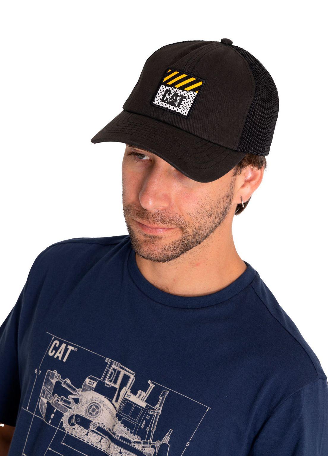 Jockey Hombre Diamond Plate Mesh Back Hat Negro-0