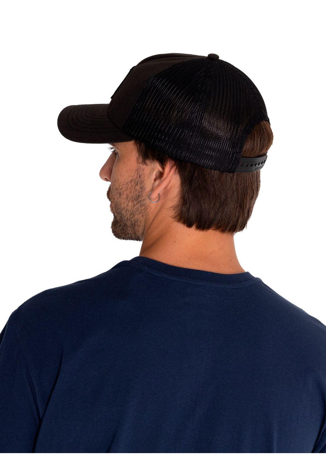 Jockey Hombre Diamond Plate Mesh Back Hat Negro-1
