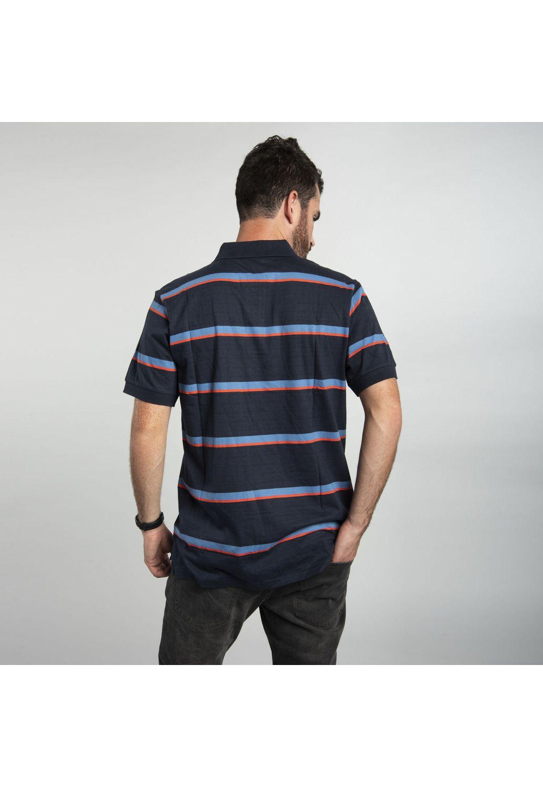 Polera Polo Hombre Fdtn Jersey Knit Pol Azul-2