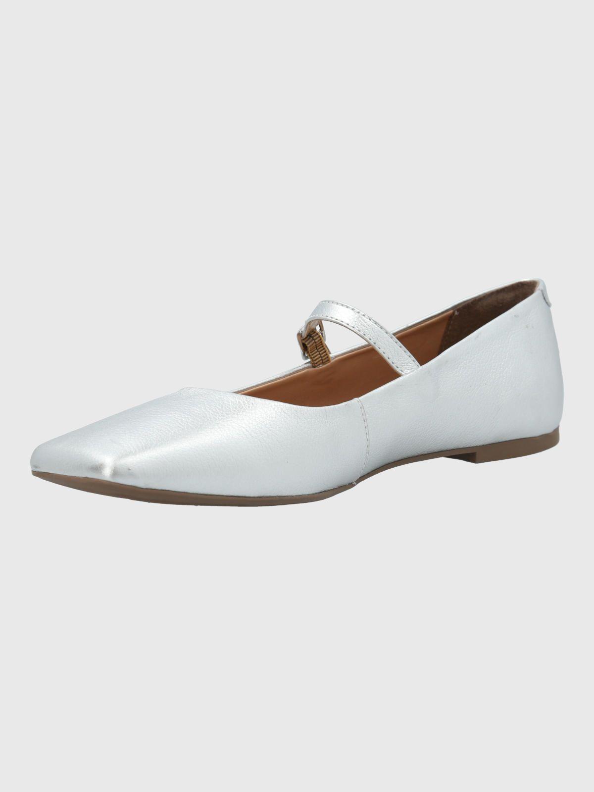 Ballerina Cuero Mujer Lovere Metalizada-4