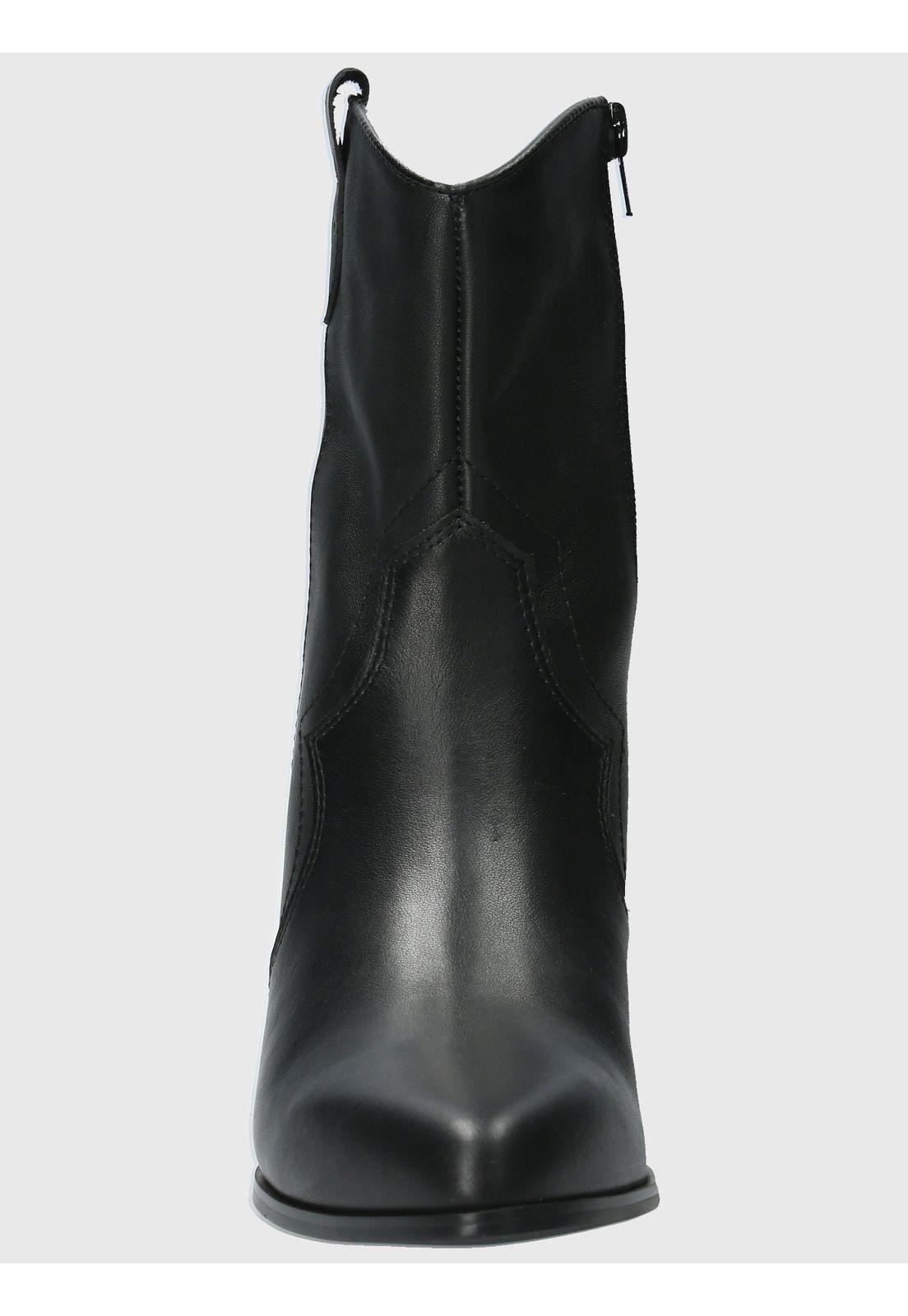 Bota vaquera texana Mujer Sawyer Negro-3