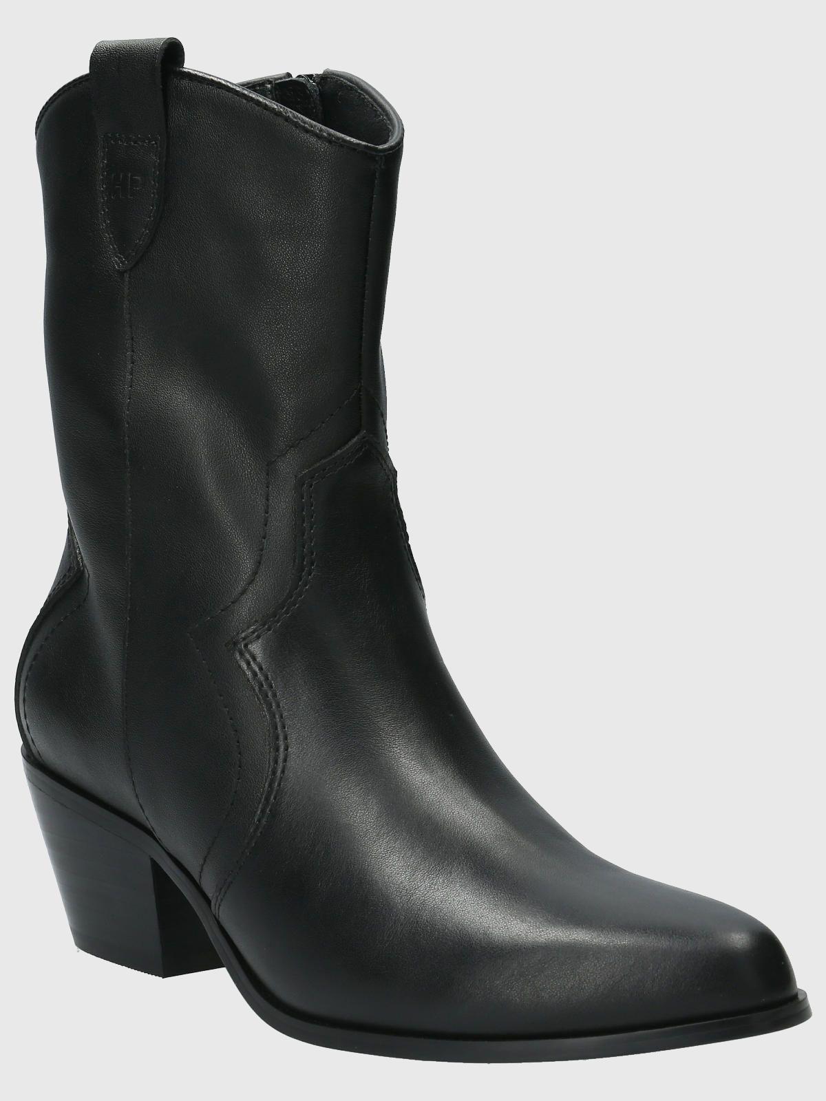 Bota vaquera texana Mujer Sawyer Negro-0