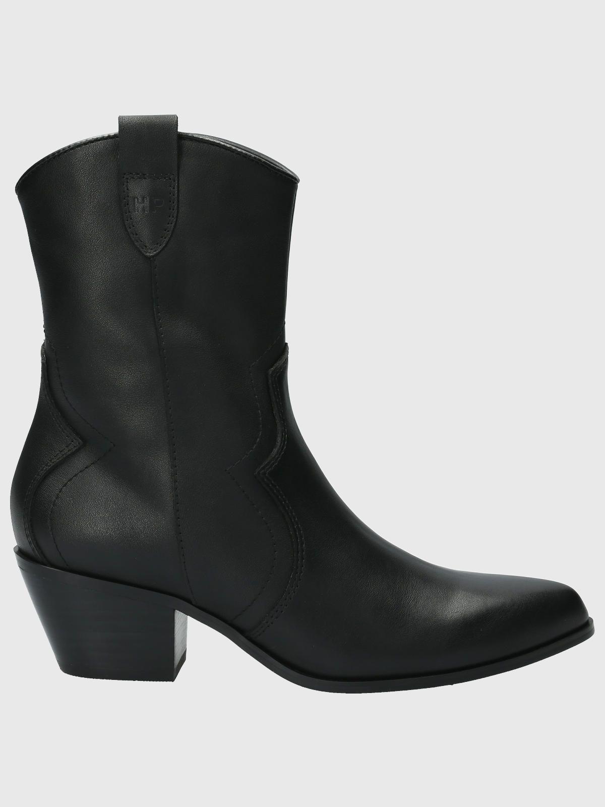 Bota vaquera texana Mujer Sawyer Negro-1