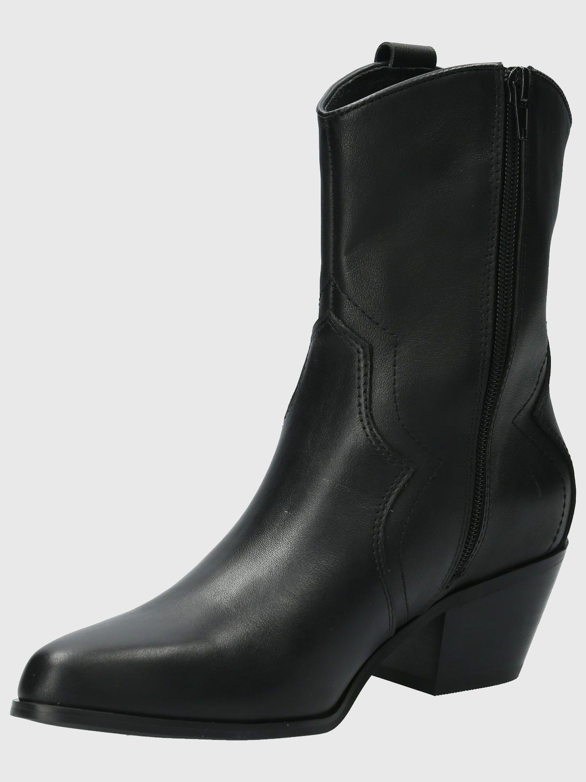 Bota vaquera texana Mujer Sawyer Negro-4