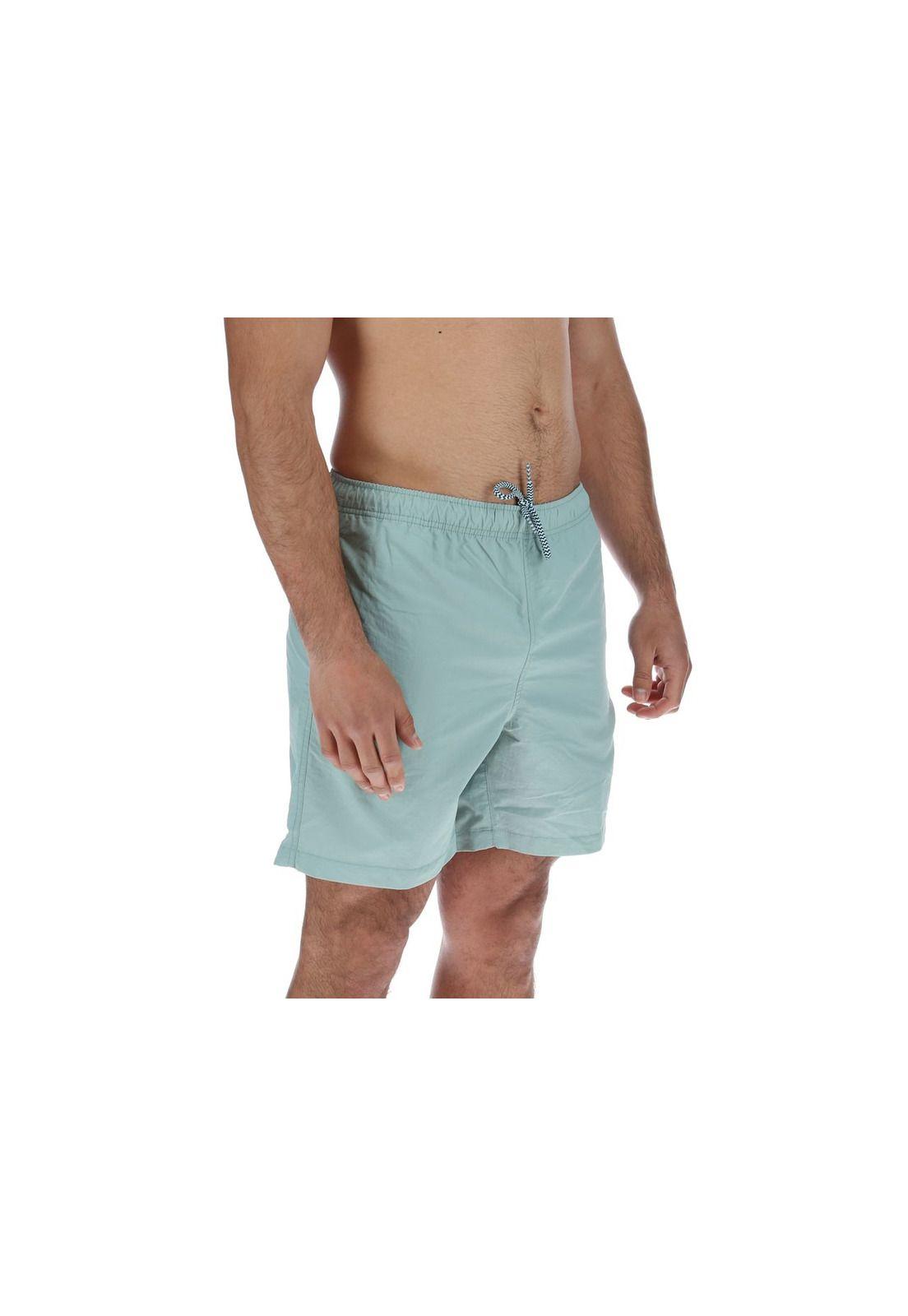 Traje De Baño  Hombre Boardshort Turquesa-3