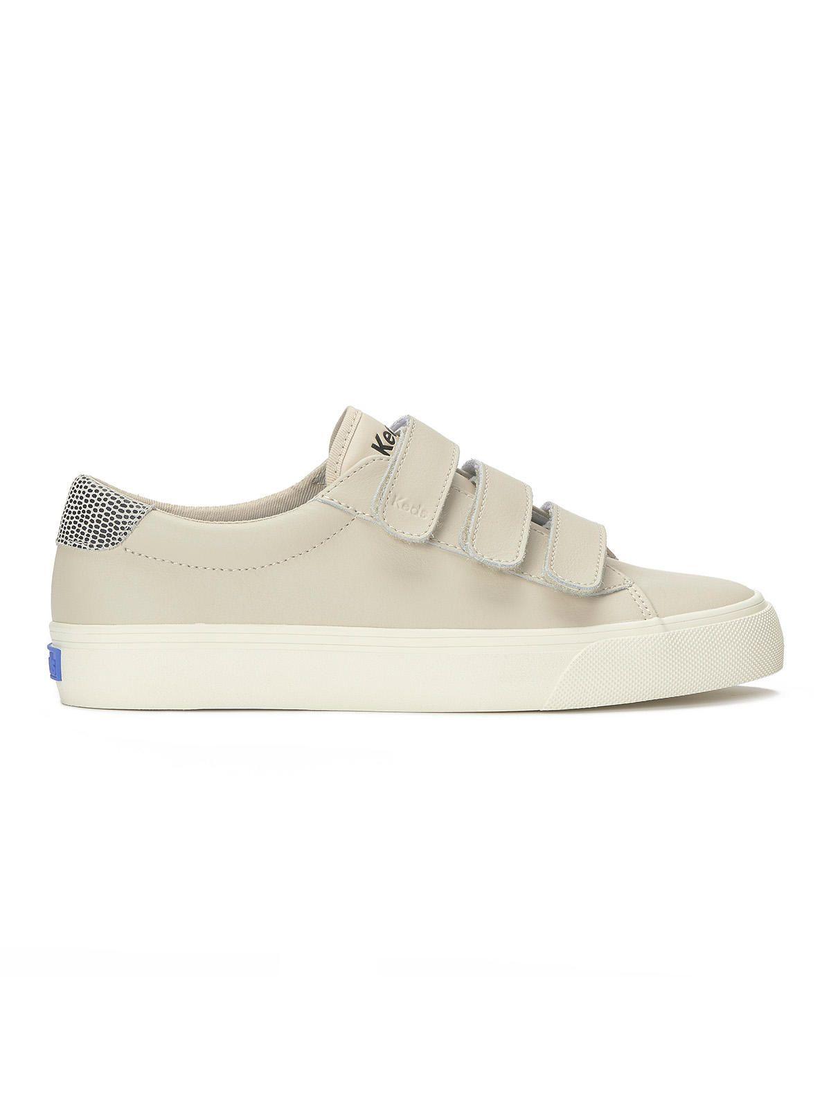 Zapatilla Cuero Mujer Jump Kick V Dalmata Beige-0