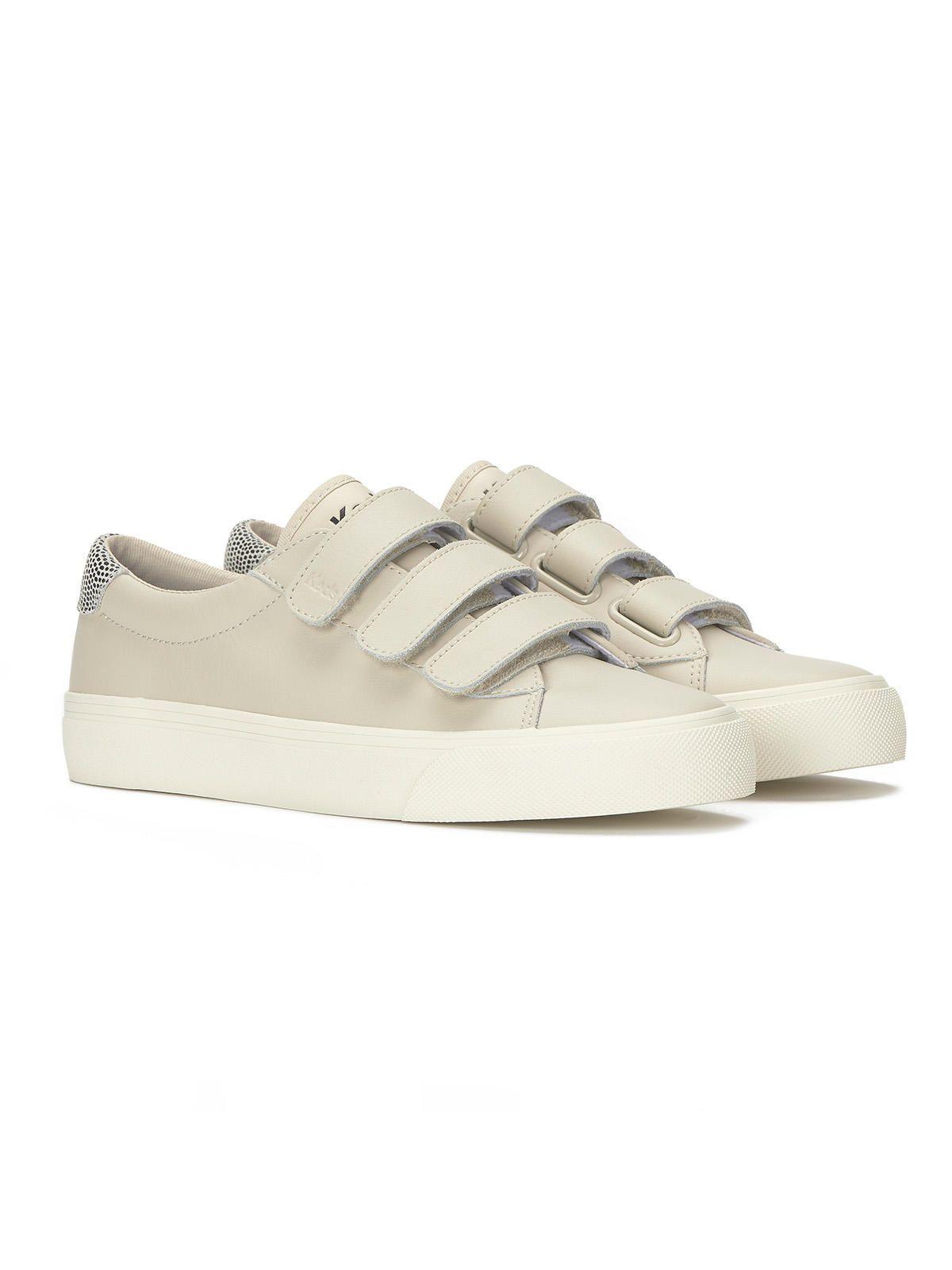 Zapatilla Cuero Mujer Jump Kick V Dalmata Beige-3
