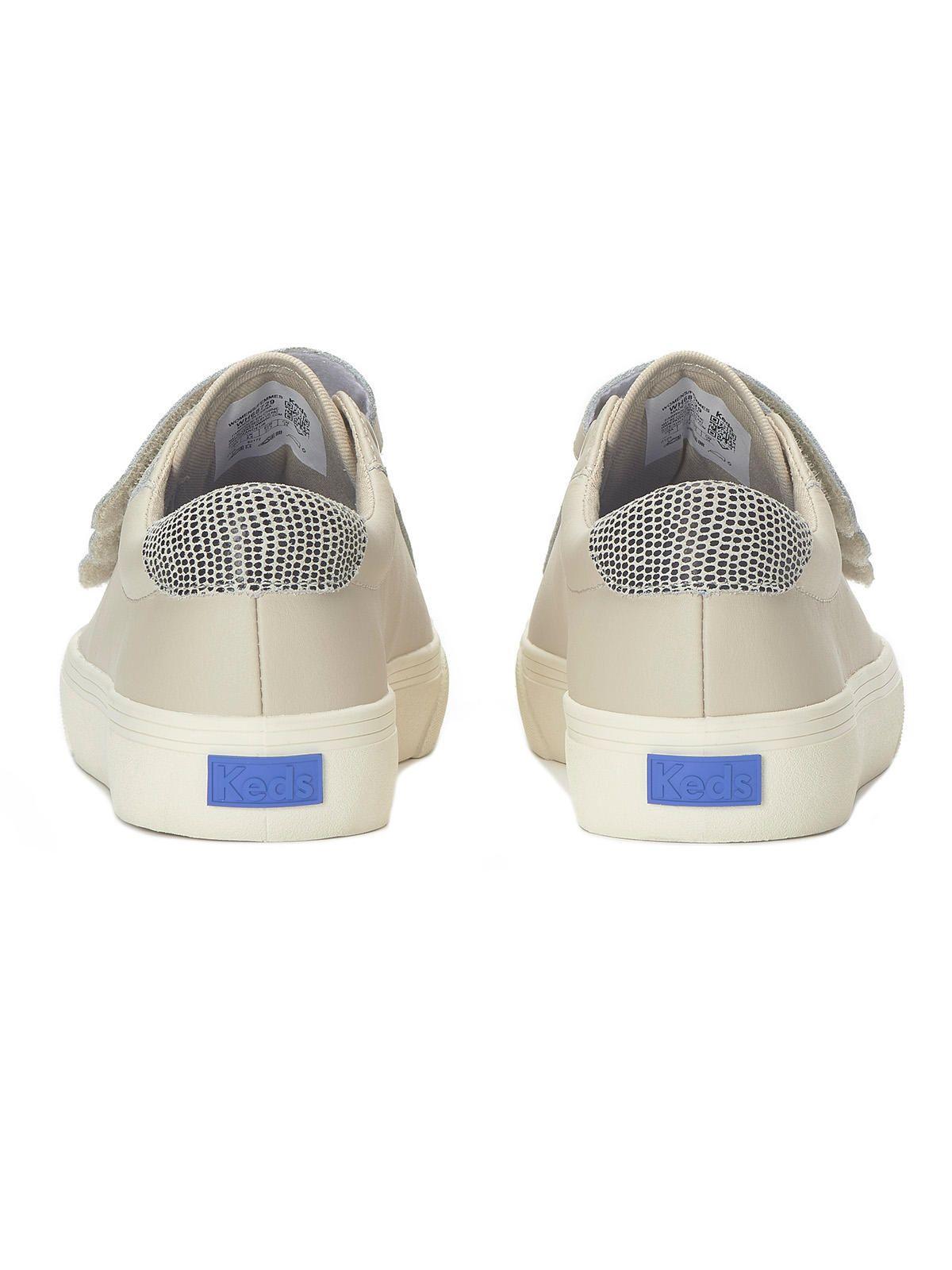 Zapatilla Cuero Mujer Jump Kick V Dalmata Beige-5
