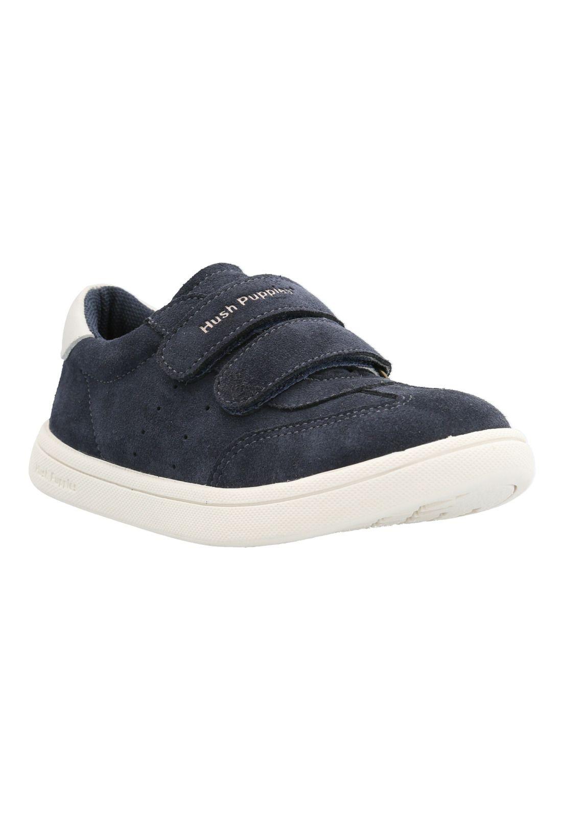 Zapatilla Cuero Clara-K Niño Azul-0