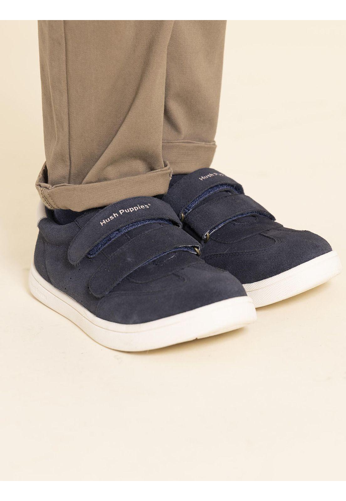 Zapatilla Cuero Clara-K Niño Azul-1