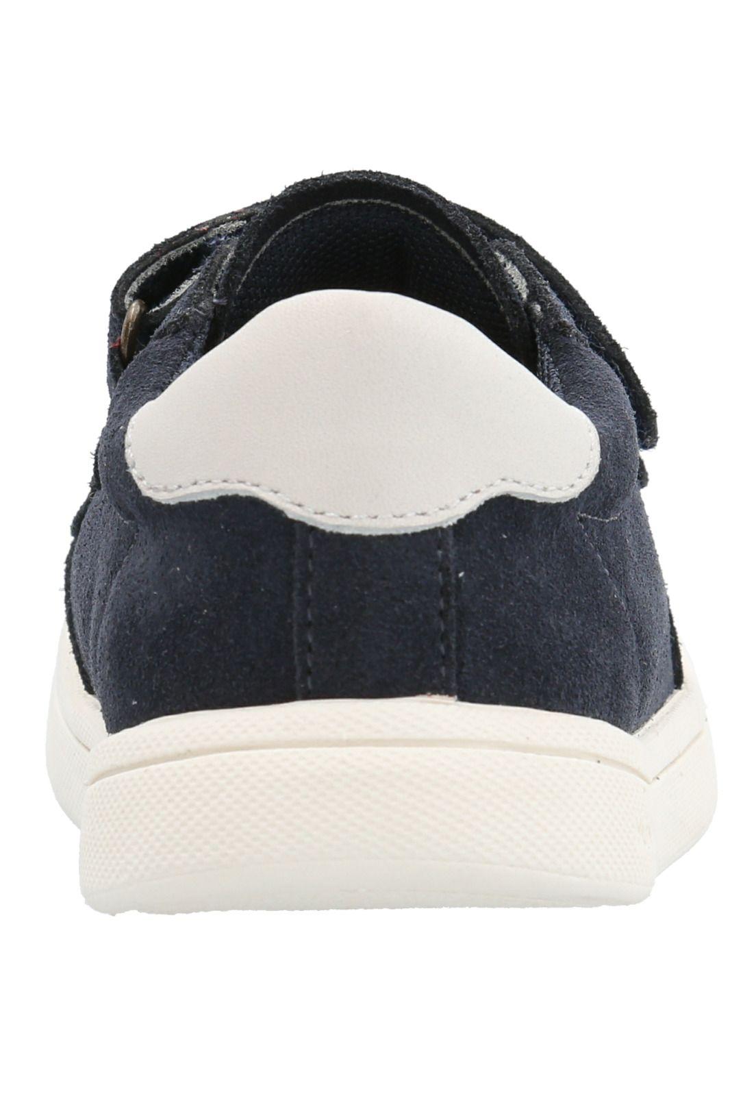 Zapatilla Cuero Clara-K Niño Azul-6