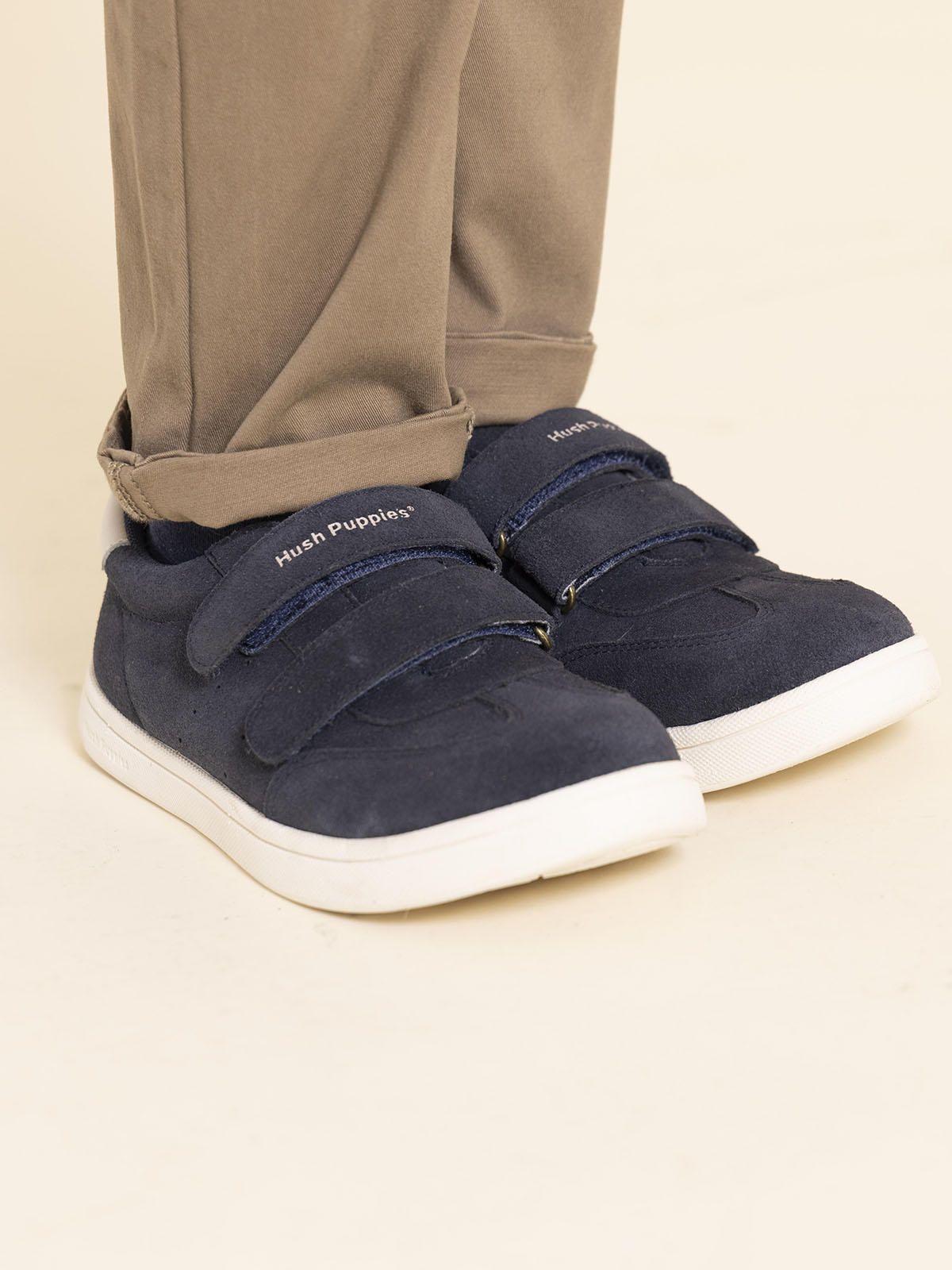 Zapatilla Cuero Clara-K Niño Azul-1