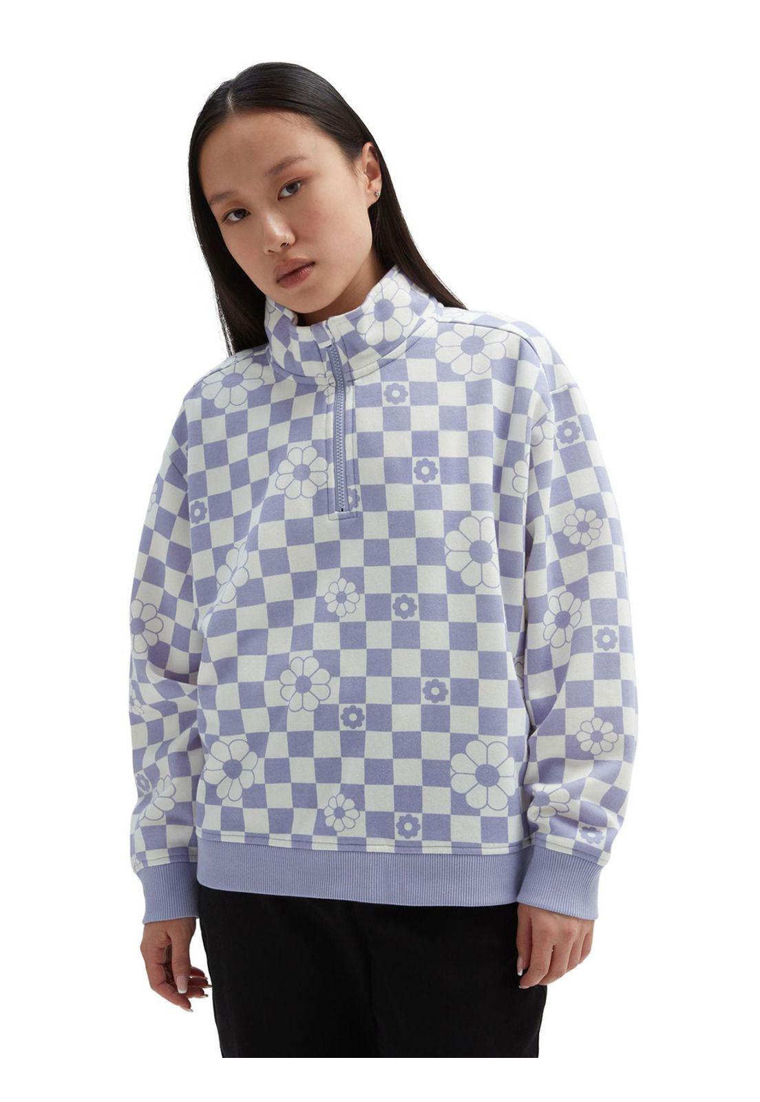 Polerón Fairlands Mock Neck Lila Mujer-0