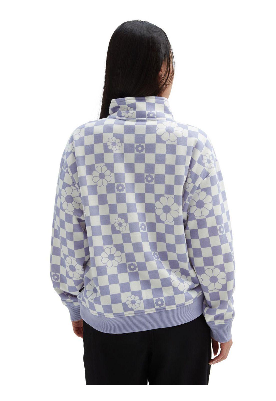 Polerón Fairlands Mock Neck Lila Mujer-1