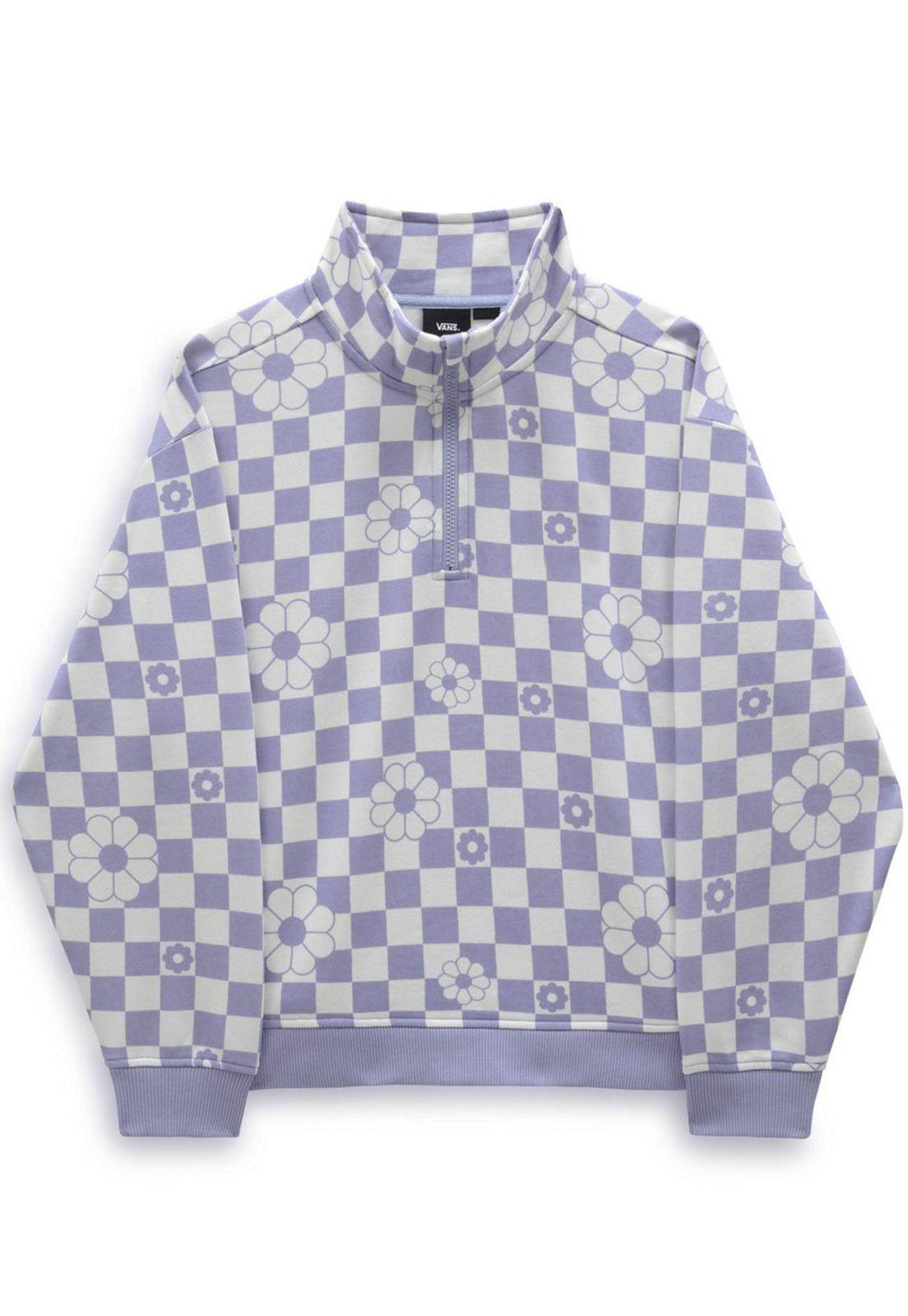 Polerón Fairlands Mock Neck Lila Mujer-5