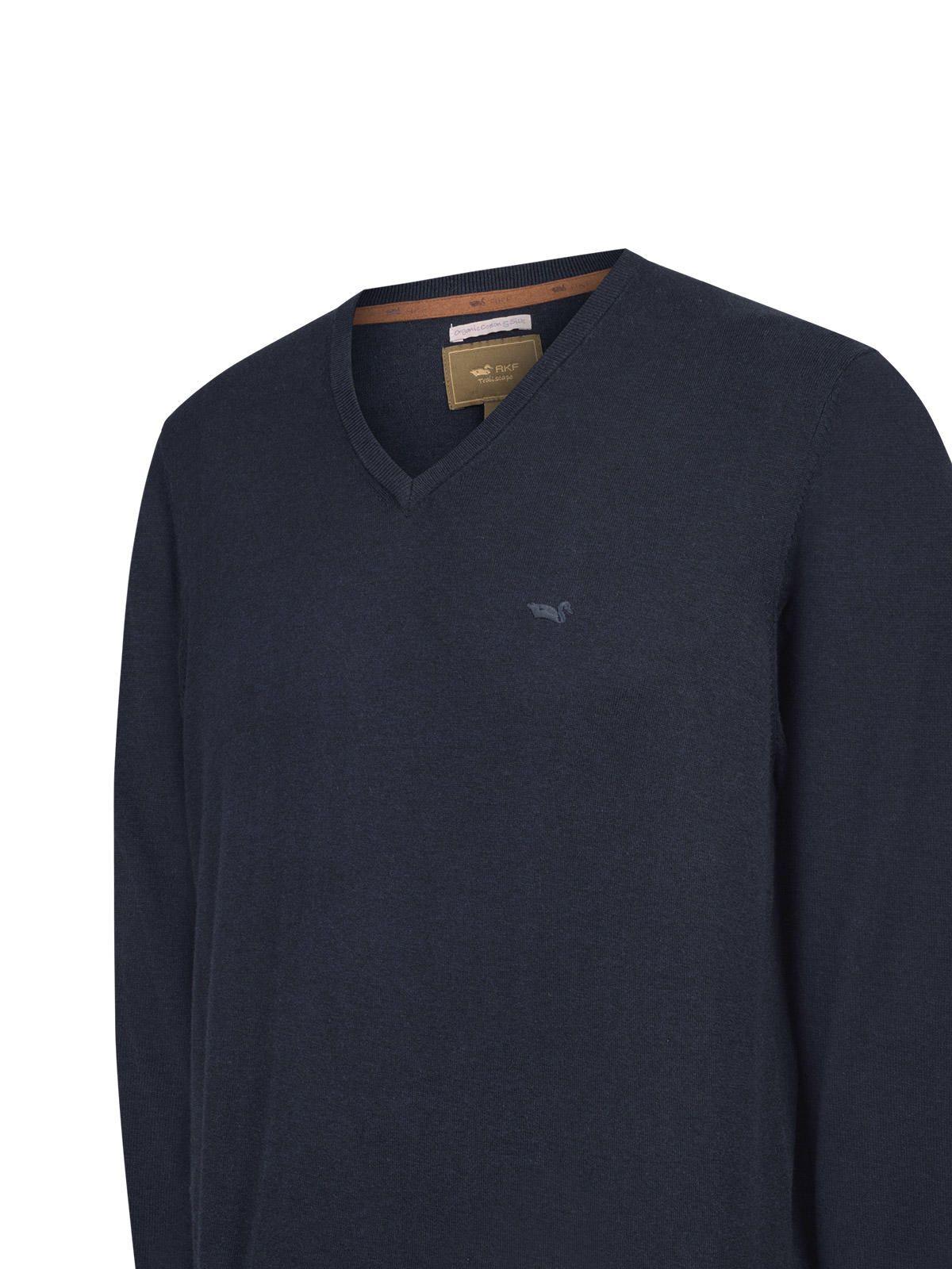 Sweater Algodón Orgánico Hombre Angriv Marino-3
