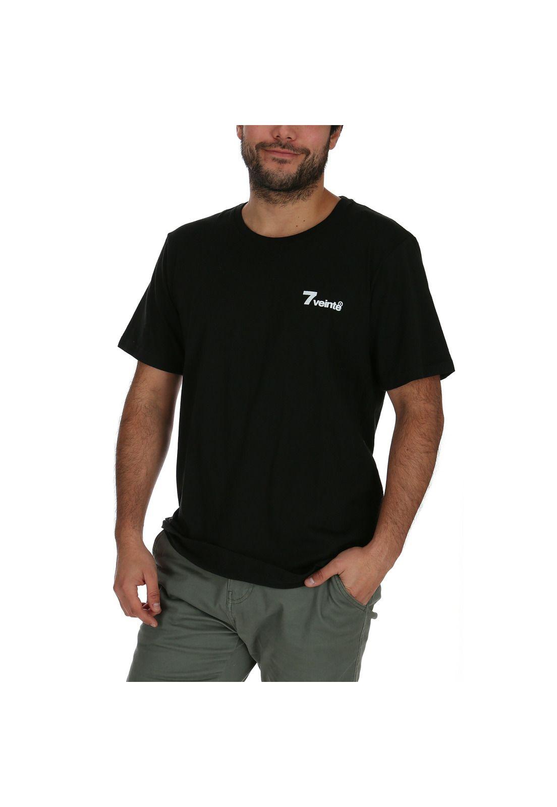 Polera M/C Hombre Heads Negro-0