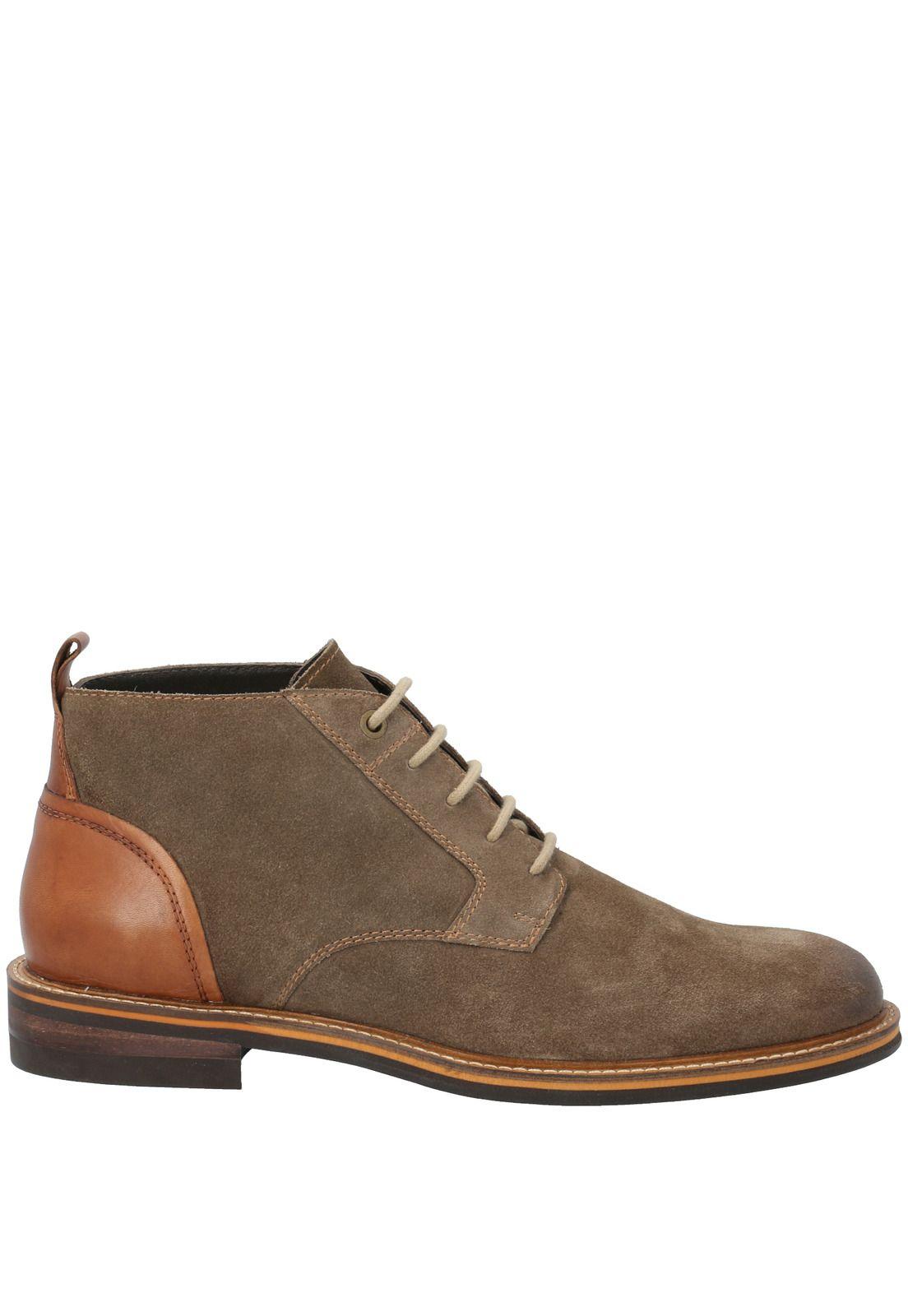 Botin Cuero Trap Beige Hombre-0