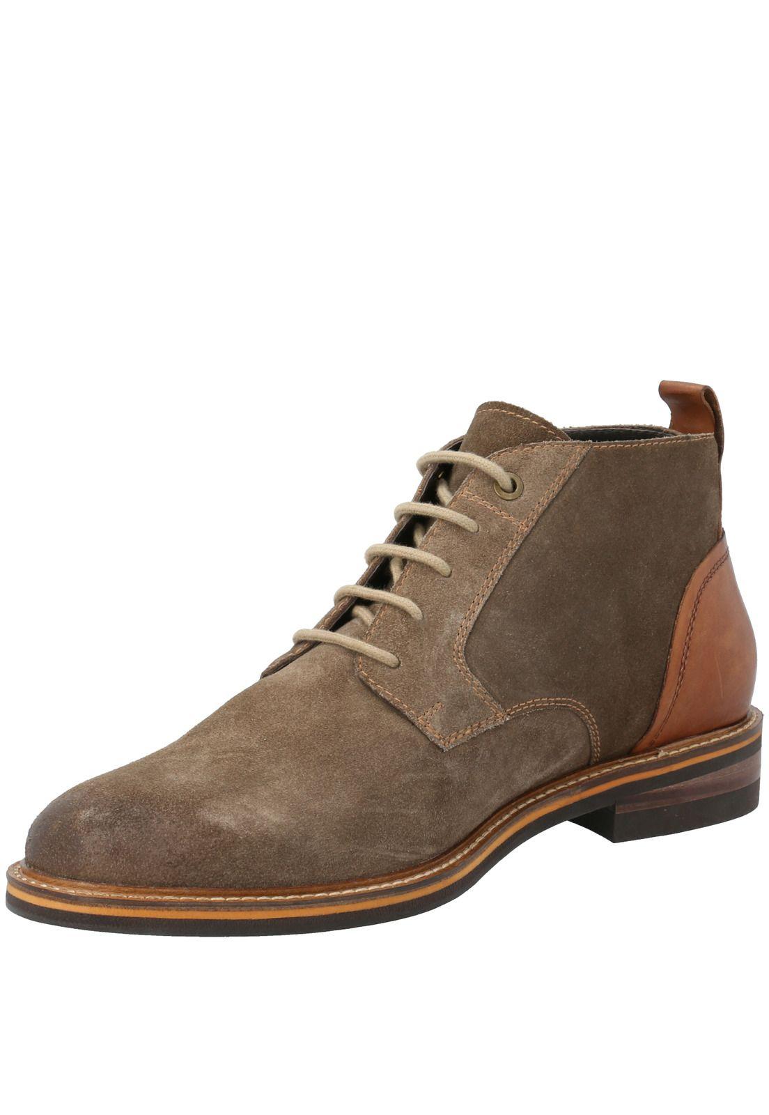 Botin Cuero Trap Beige Hombre-3