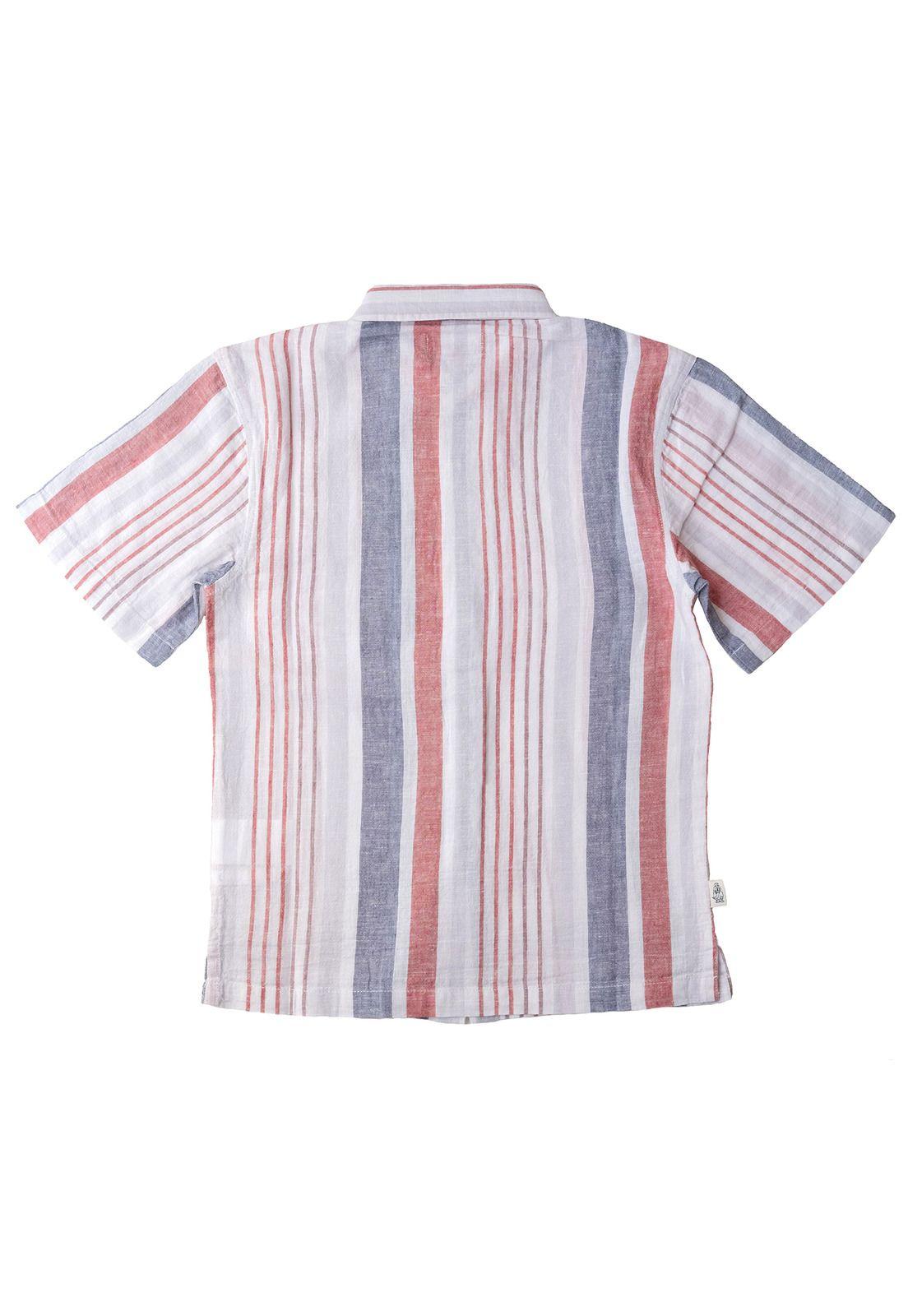 Camisa Viento Niño Lino Multicolor-1