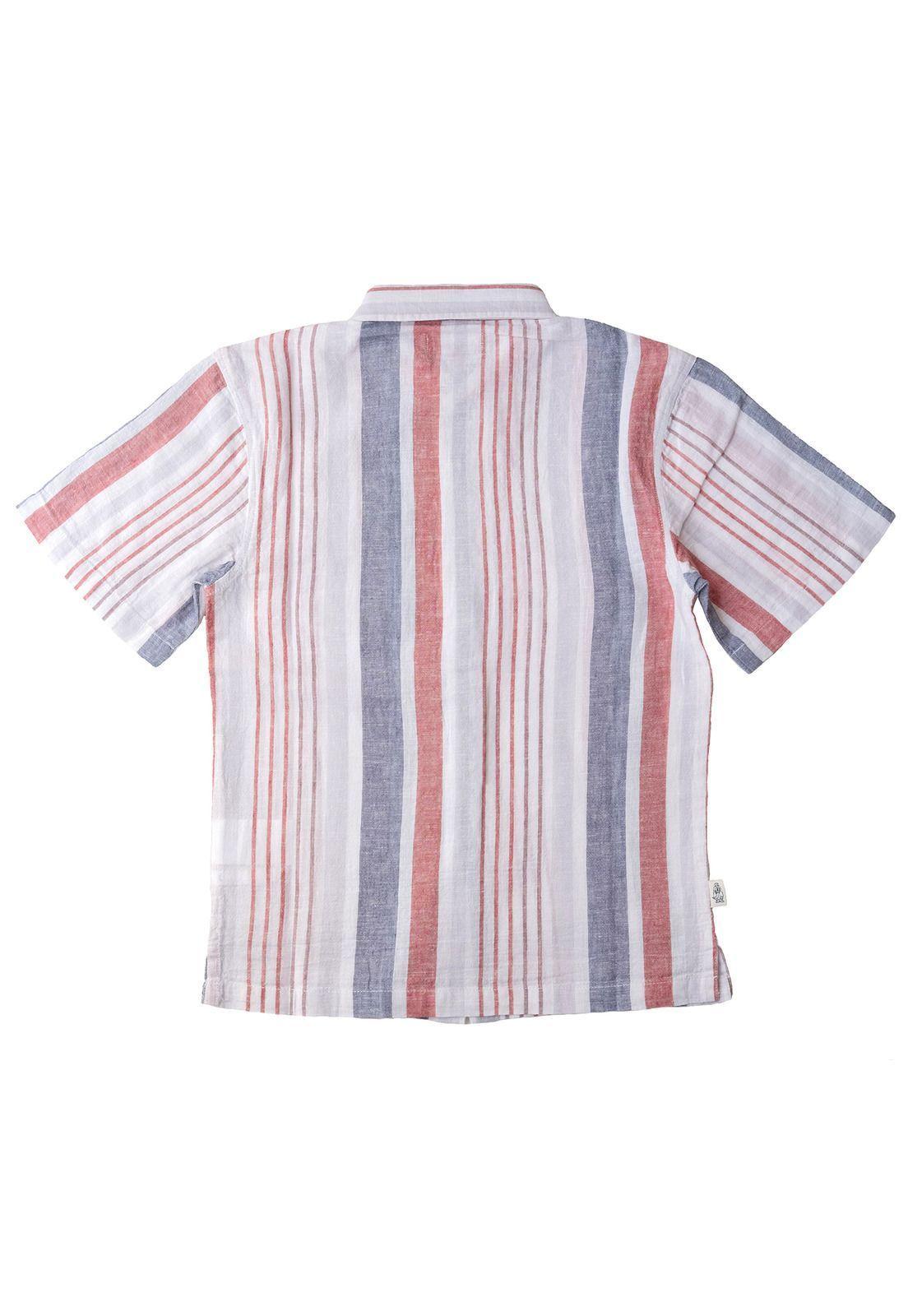 Camisa Viento Niño Lino Multicolor-1