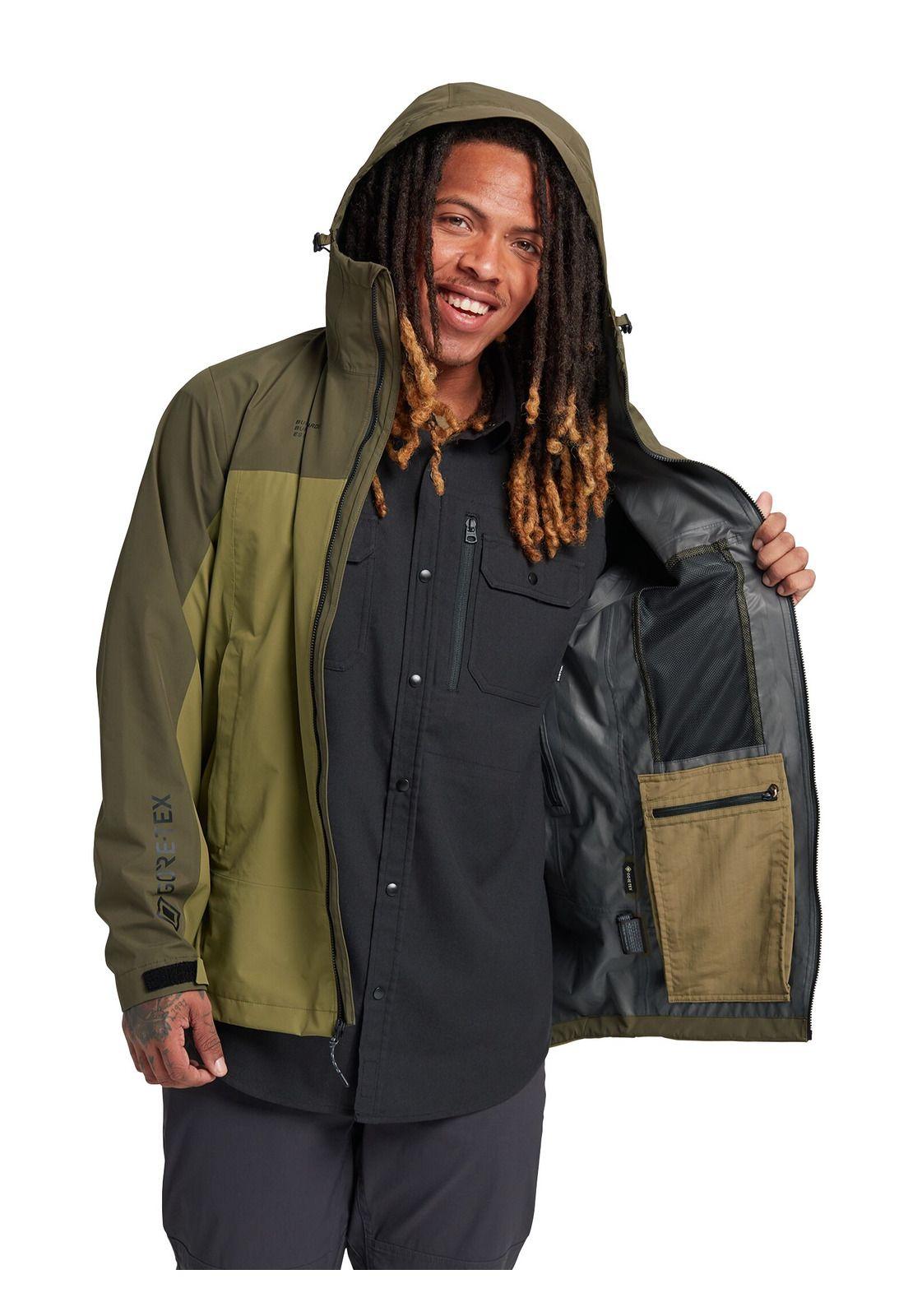 Chaqueta Gore Tex Packrte JK Hombre Verde Burton-1