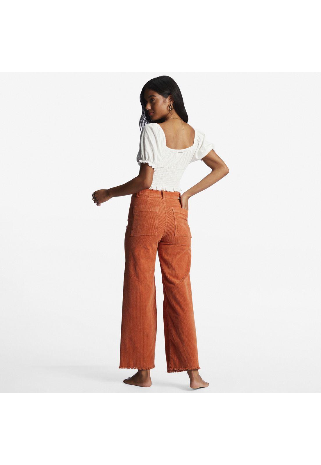 Pantalón Mujer Free Fall J Ndpt Naranja-3