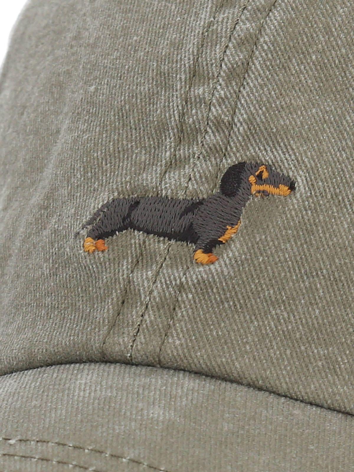 Jockey Algodón Unisex Cap Dachshund I Verde-3