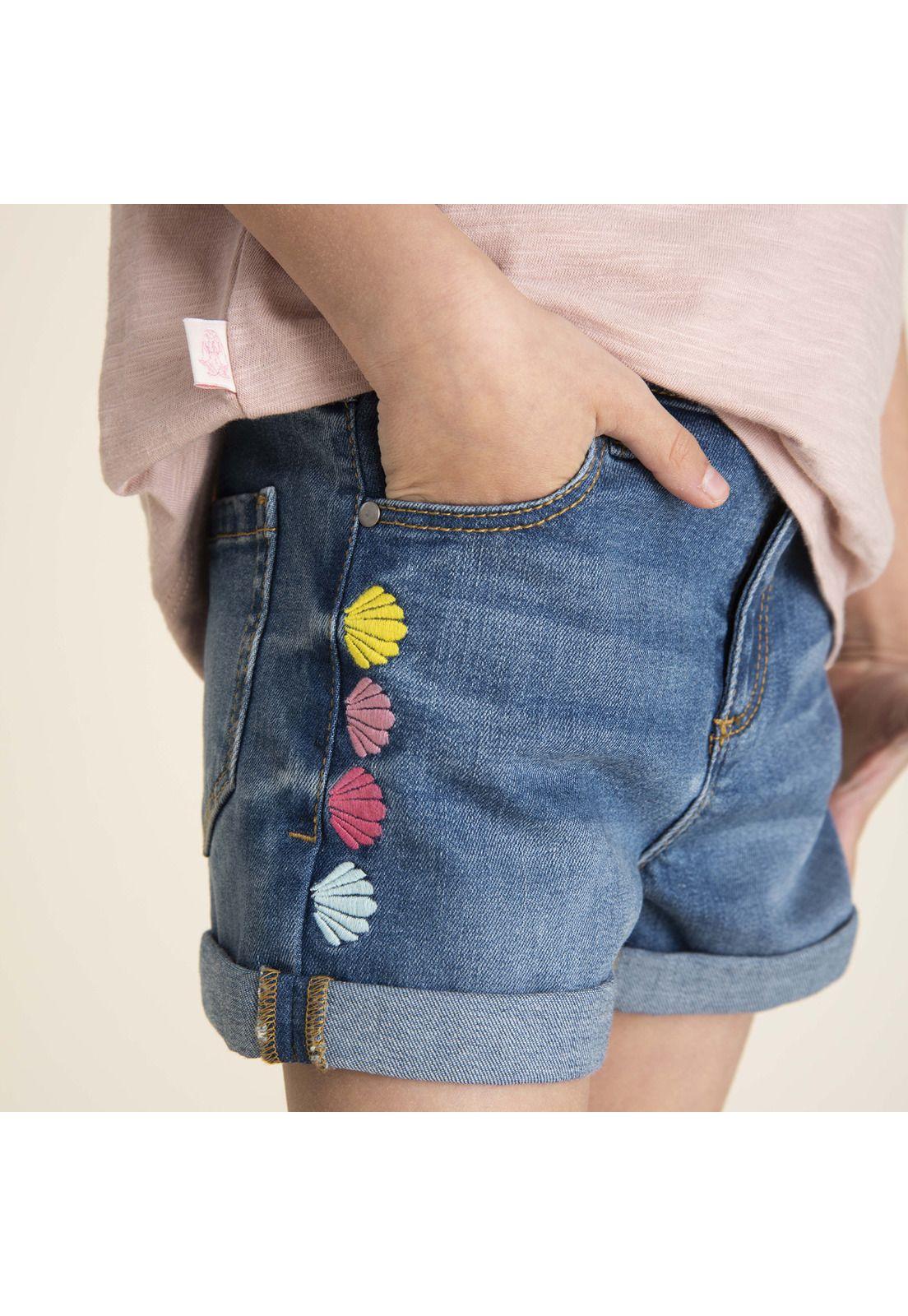 Short Niña Shells Camo-2