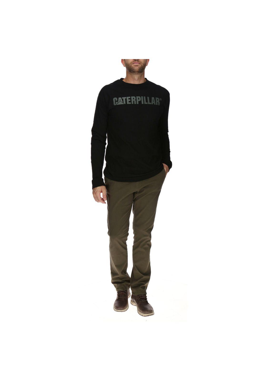 Pantalón Hombre Slim Stretch Chino Algodón Verde-4